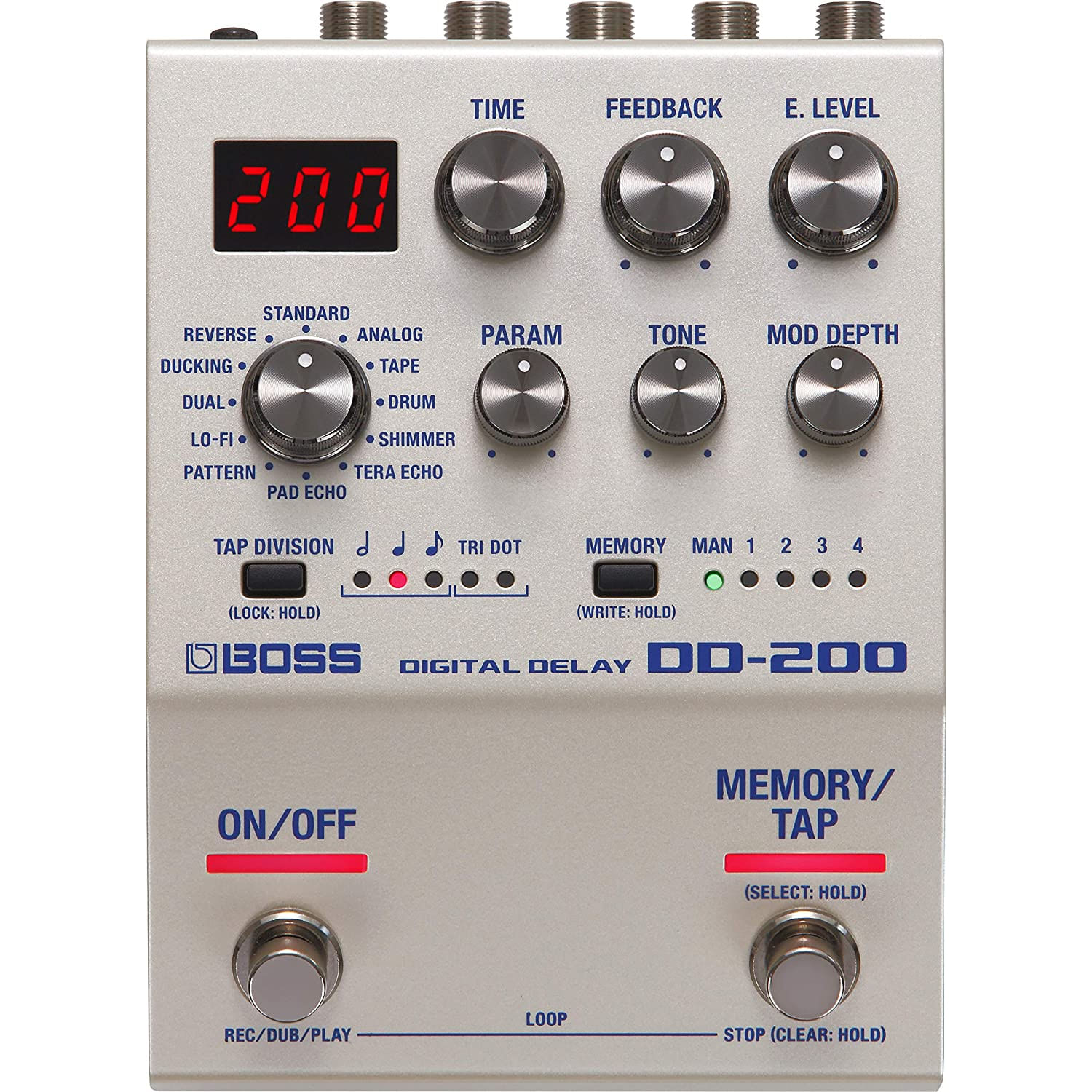 Pedal Boss DD-200 - Digital Delay - DD-200 DIGITAL DELAY PEDAL EFECTO BOSS