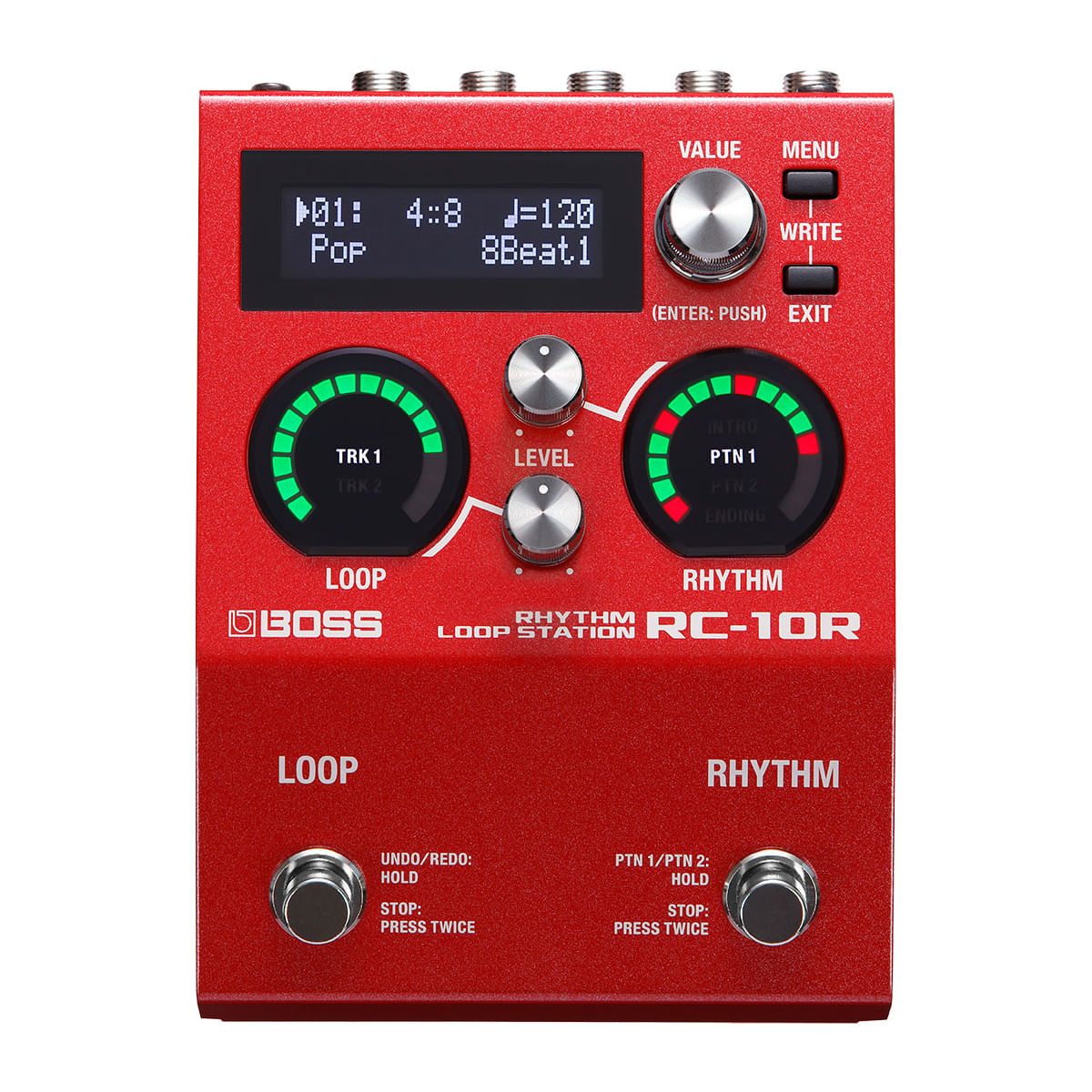 Pedal Boss RC-10R - Rhythm Loop Station - RC-10R RHYTHM LOOP STATION PEDAL EFECTO BOSS