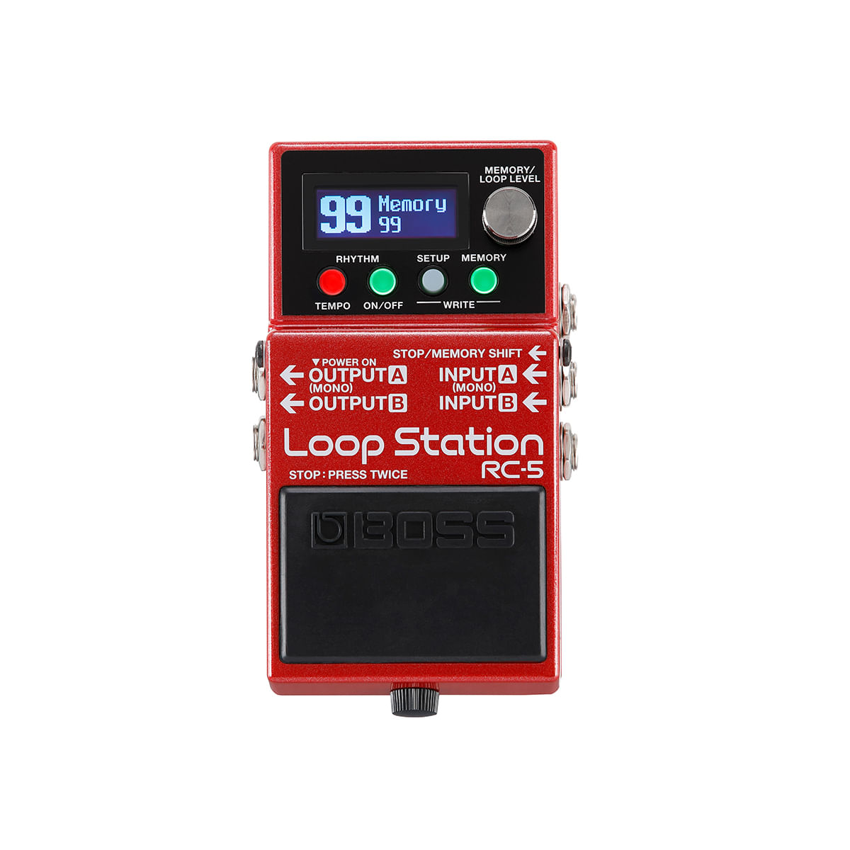 Pedal Boss RC-5 - Loop Station - RC-5 PEDAL EFECTO BOSS