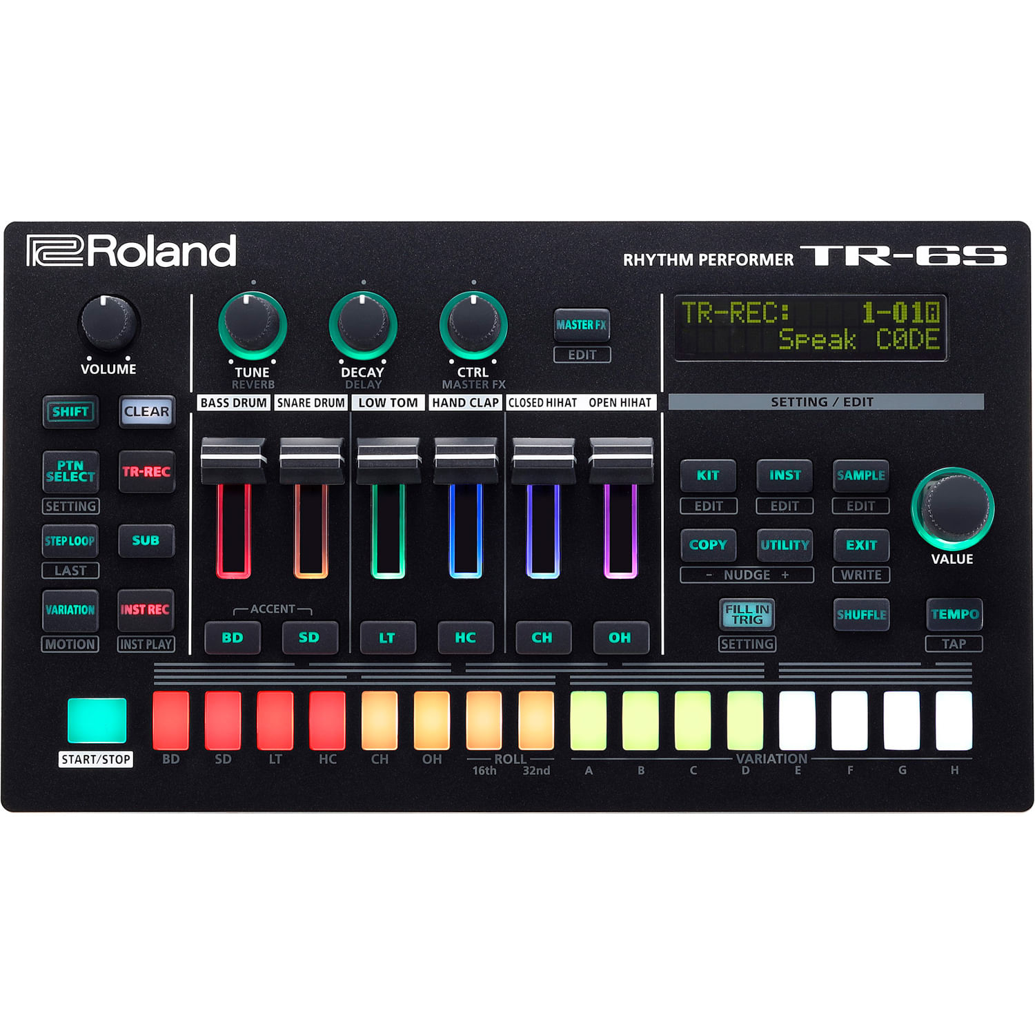 Rhythm Machine Roland TR-6S - TR-6S BK CONTROL SUPERFICIE DJ ROLAND