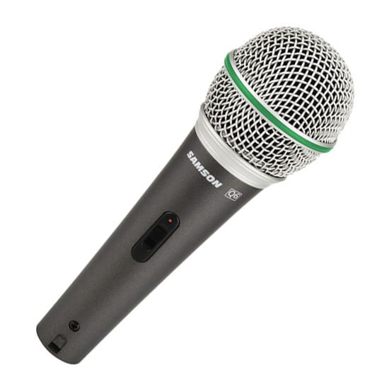 Micrófono dinámico Samson Q6 con cable - Q6 BK MICROFONO DINAMICO SAMSON