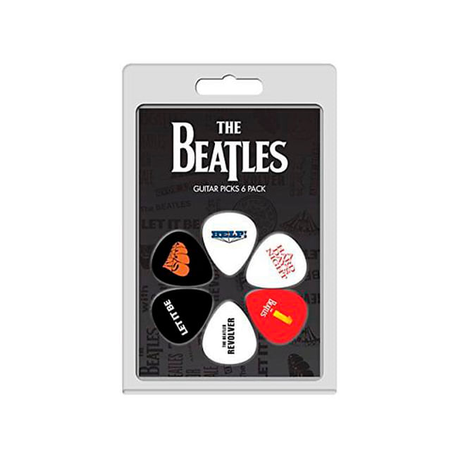 Pack uñetas Perri's Leathers LP-TB2 - LP-TB2 PACK UÑETAS 6 THE BEATLES PERRI'S LEATHERS