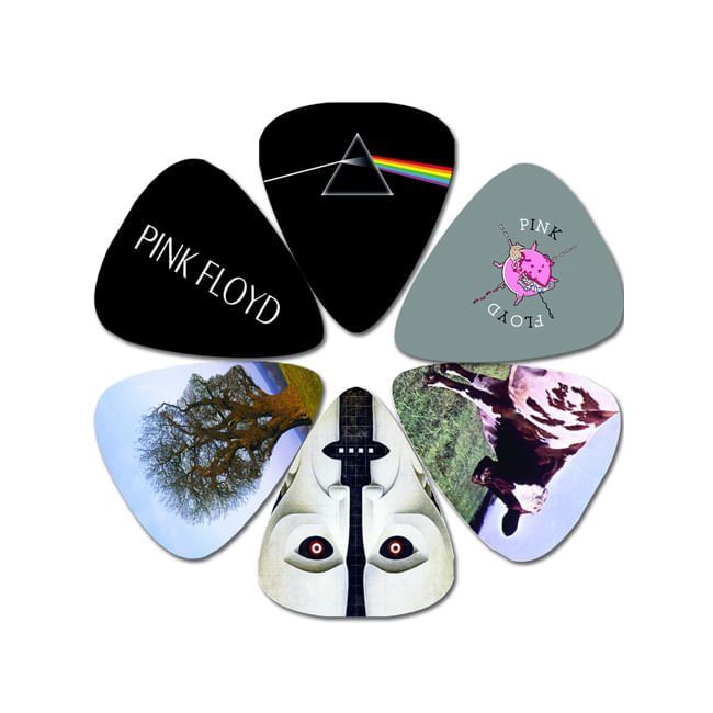 Pack 6 uñetas Perri's Leathers LP-PF1 - LP-PF1 PACK UÑETAS 6 PINK FLOYD PERRI'S LEATHERS