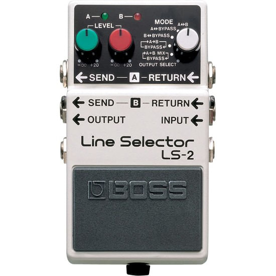 Pedal Boss LS-2 - Line Selector - LS-2 PEDAL SWITCH SELECTOR LINEA BOSS