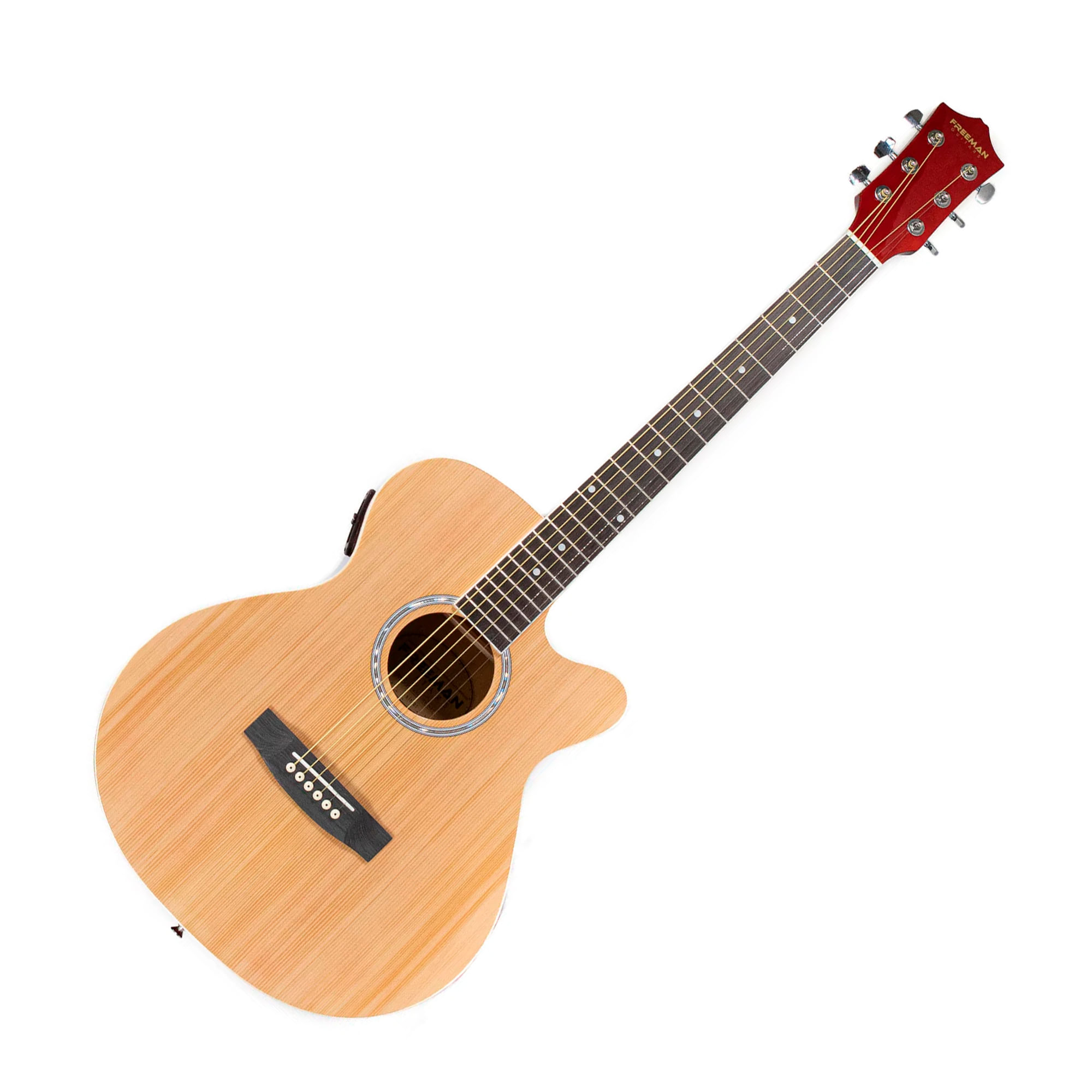 Guitarra eléctroacústica Freeman FRFG15TV Natural - FR-FG15TV-NAT NT GUITARRA E/A METAL FREEMAN