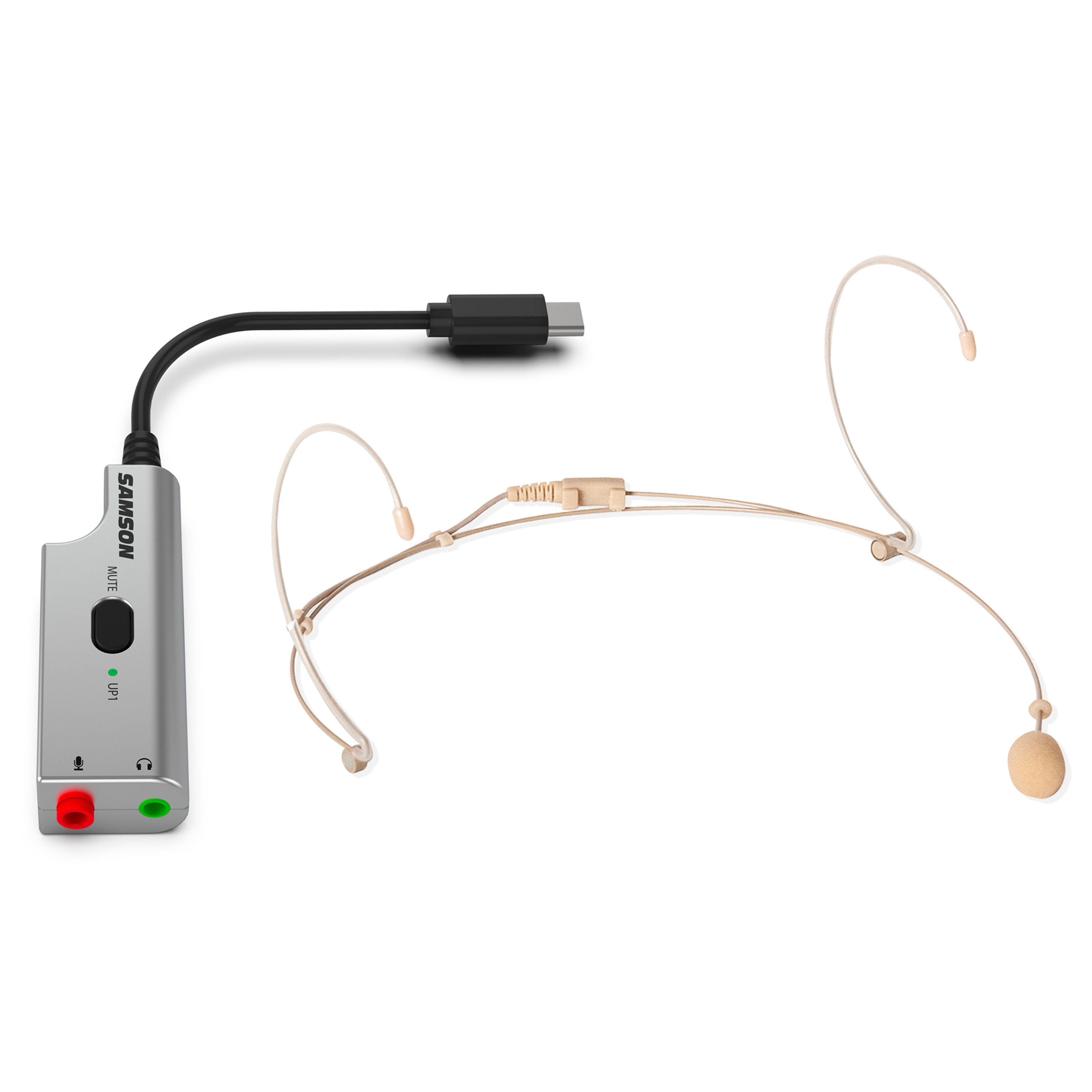 Micrófono cintillo Samson DEU1 USB - DEU1 PACK MICROFONO CINTILLO DE5+UP1 SAMSON