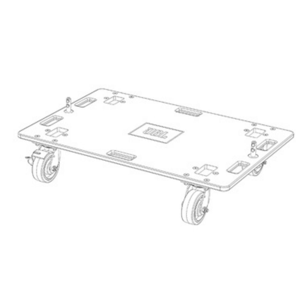 Carro de transporte para parlante JBL VTX-S25-VT BK - VTX-S25-VT BK TRANSPORTE PARLANTE JBL