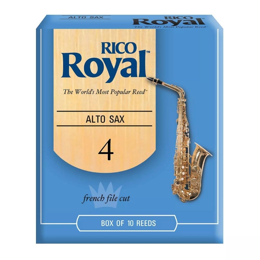 Pack de 10 cañas para saxo alto Rico RJB1040 - RJB1040 10 UN. ROYAL SET CAÑAS SAXO ALTO 4 RICO