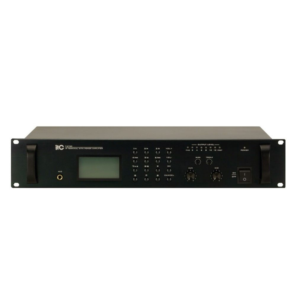 Amplificador de instalación ITC T-6760 de 60W - T-6760 AMPLIFICADOR DE INSTALACION 60W ITC