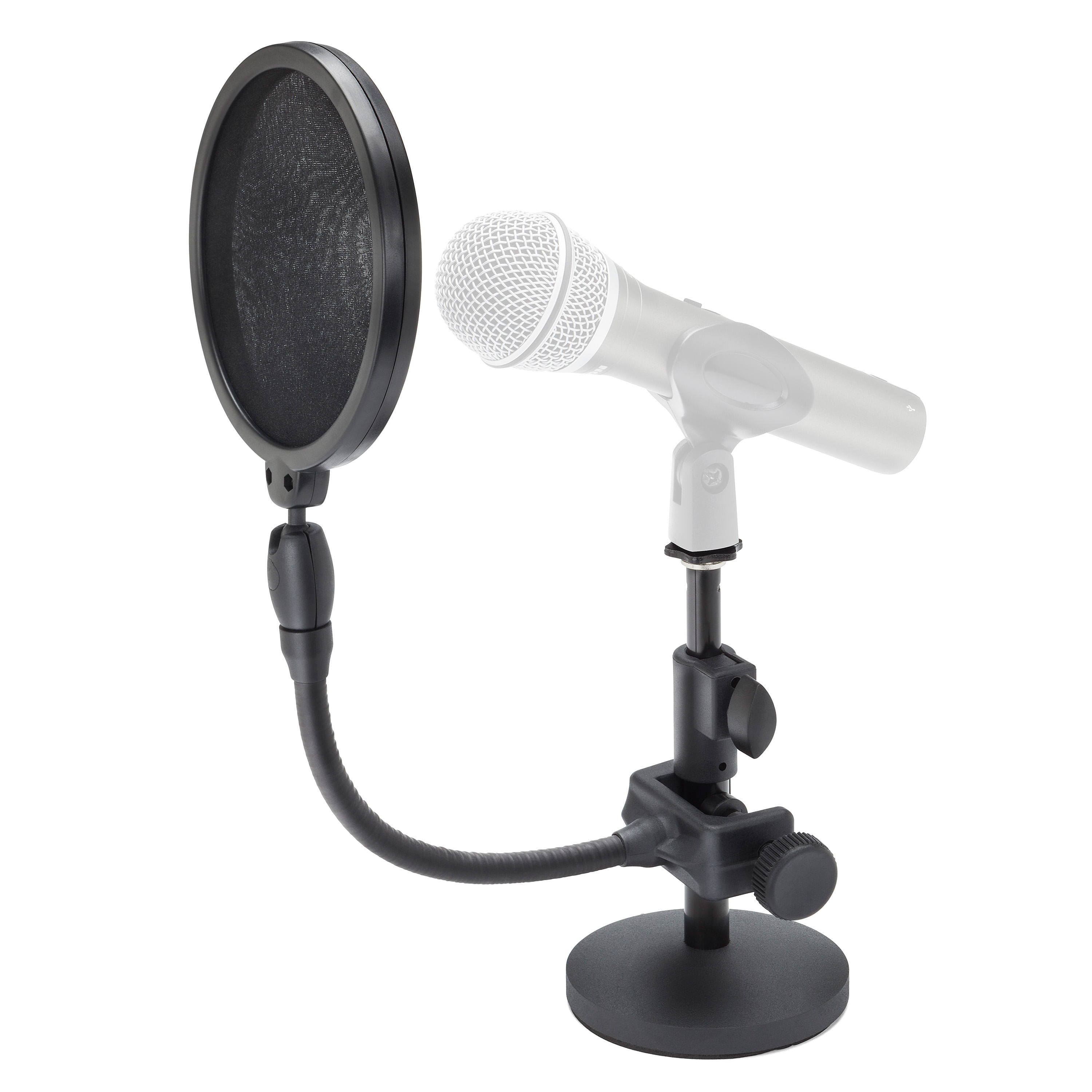 Atril Samson MD2/PS05, con antipop - MD2/PS05 BK ANTIPOP C/ATRIL MIC SAMSON