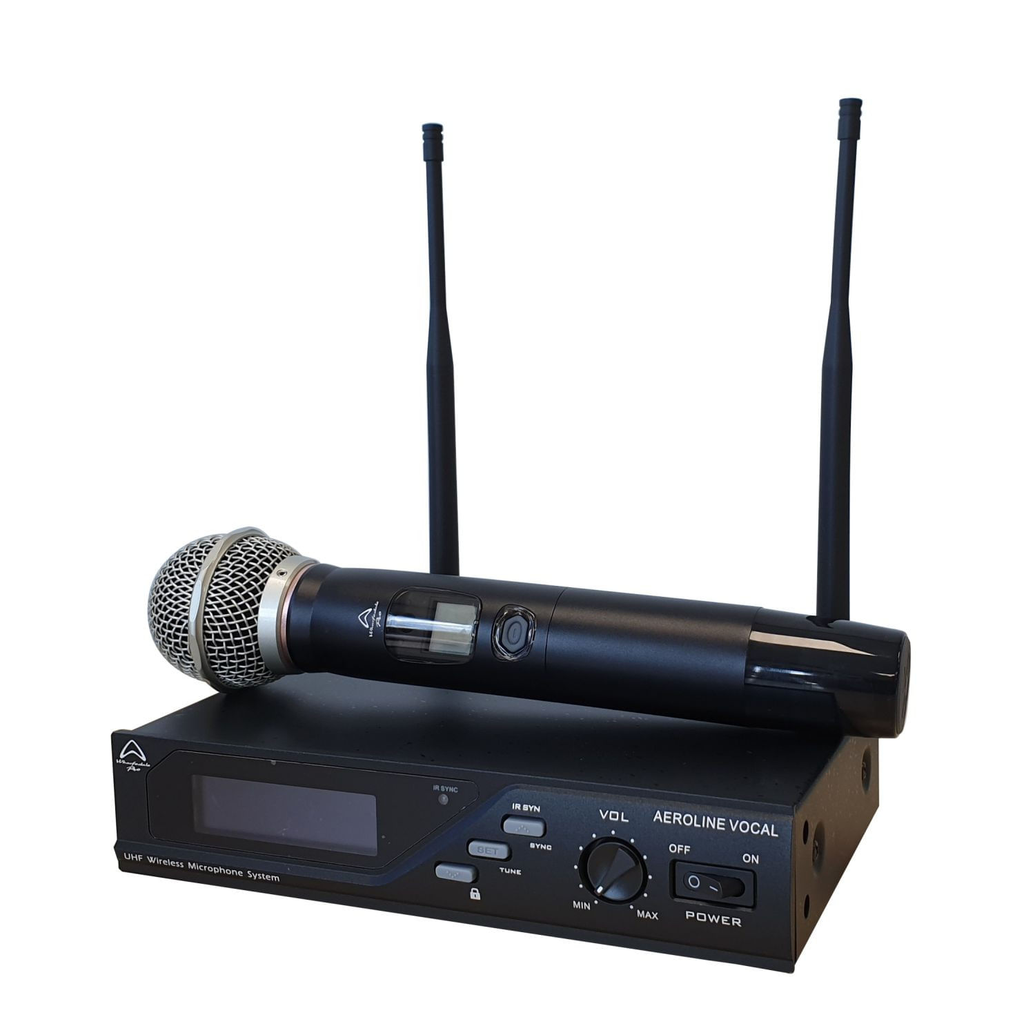 Micrófono inalámbrico Wharfedale AEROLINE - AEROLINE BK MICROFONO INALAMBRICO DE MANO VOCAL WHARFEDALE
