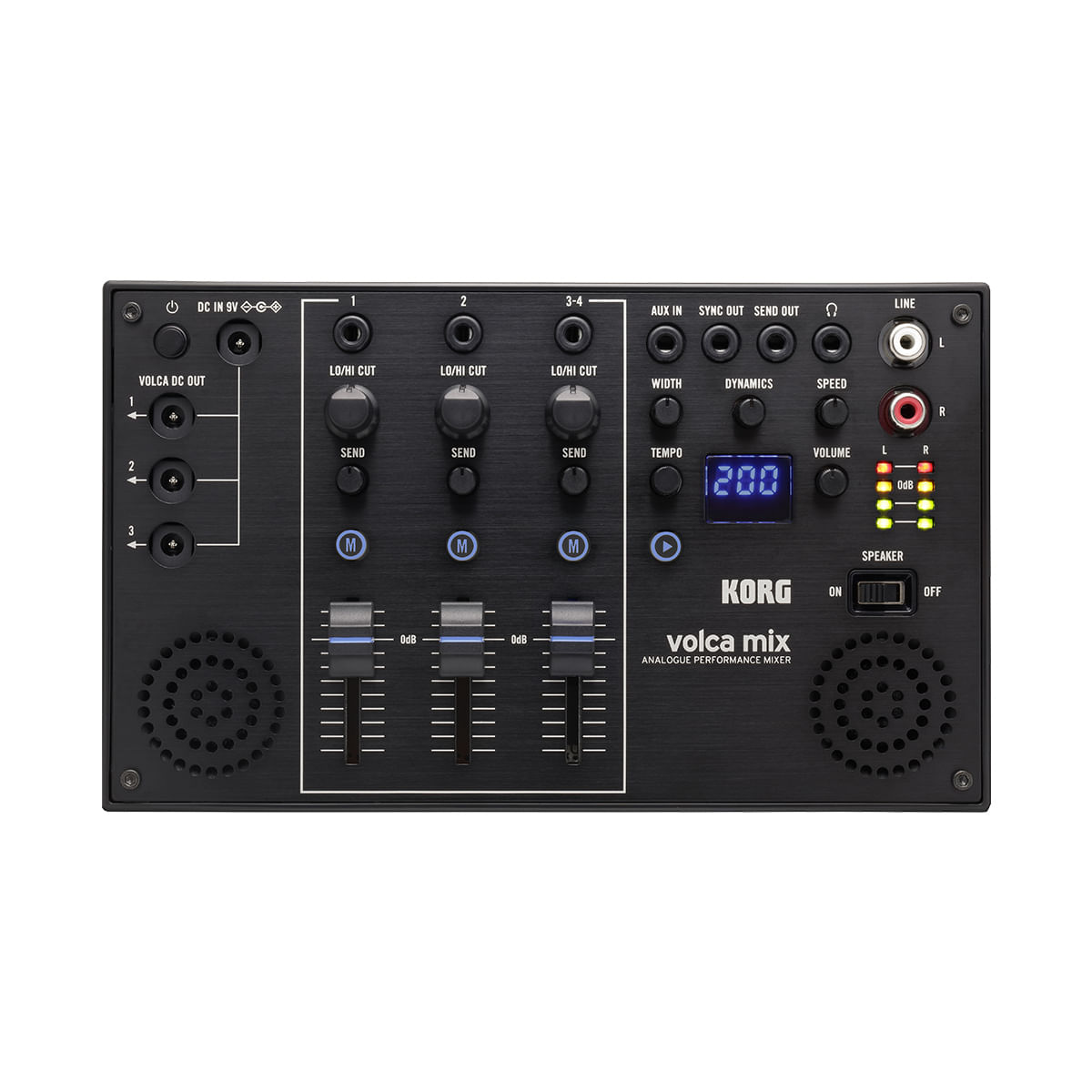 Mixer analógico Korg VOLCA-MIX - VOLCA-MIX MIXER DJ ANALOGO PERFORMANCE KORG