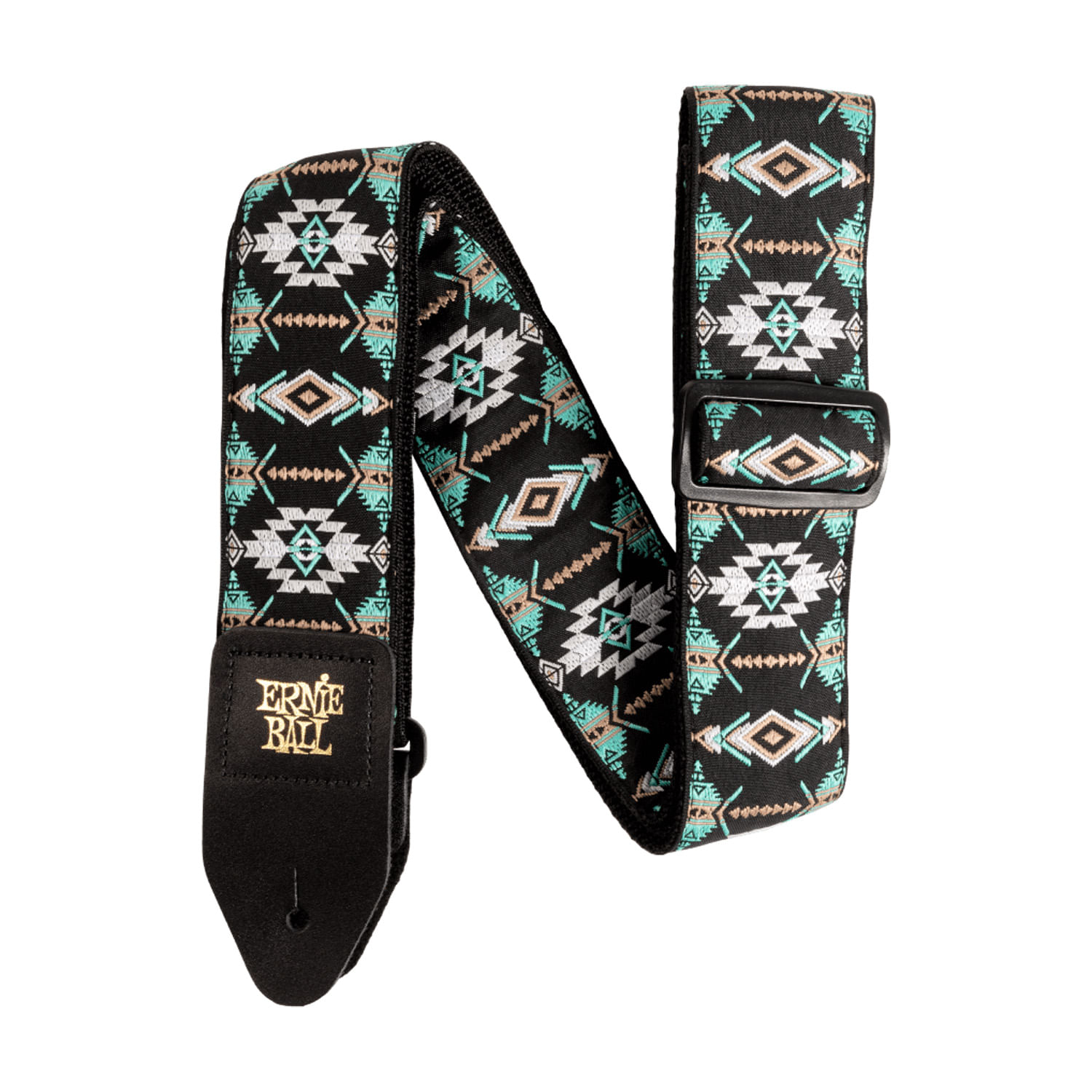 Correa para guitarra Ernie Ball Southwestern Turquoise Jacquard Strap P05325 - P05325 CORREA GUITARRA SOUTHWESTERN TURQUOSI JACQUARD ERNIE BALL