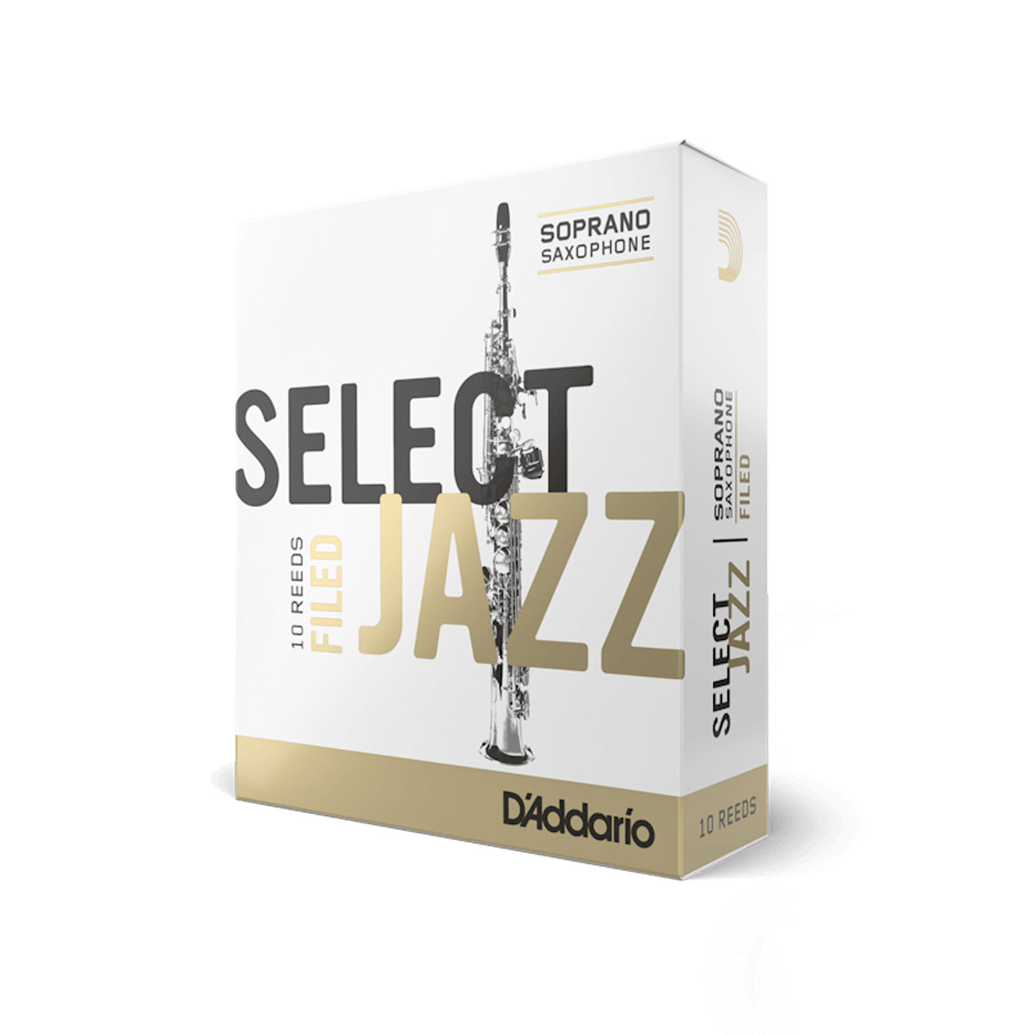 Cañas de saxofón soprano D´Addario Select Jazz Field RSF10SSX3M- Pack 10 - RSF10SSX3M SET CAÑAS SAXO 10 CAÑAS SOPRANO DADDARIO