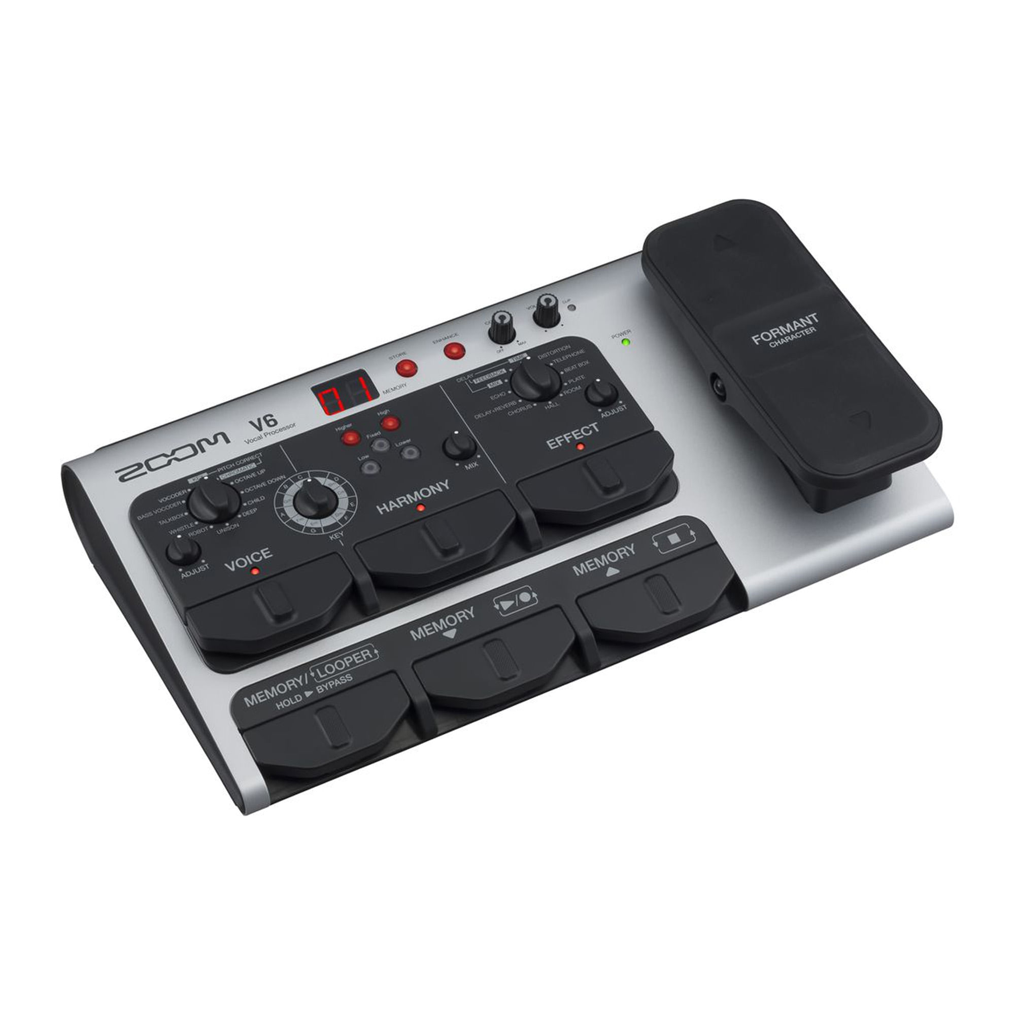 Pedalera multiefecto Zoom V6-SP - Procesador Vocal - V6-SP PEDALERA MULTIEFECTO VOCAL ZOOM