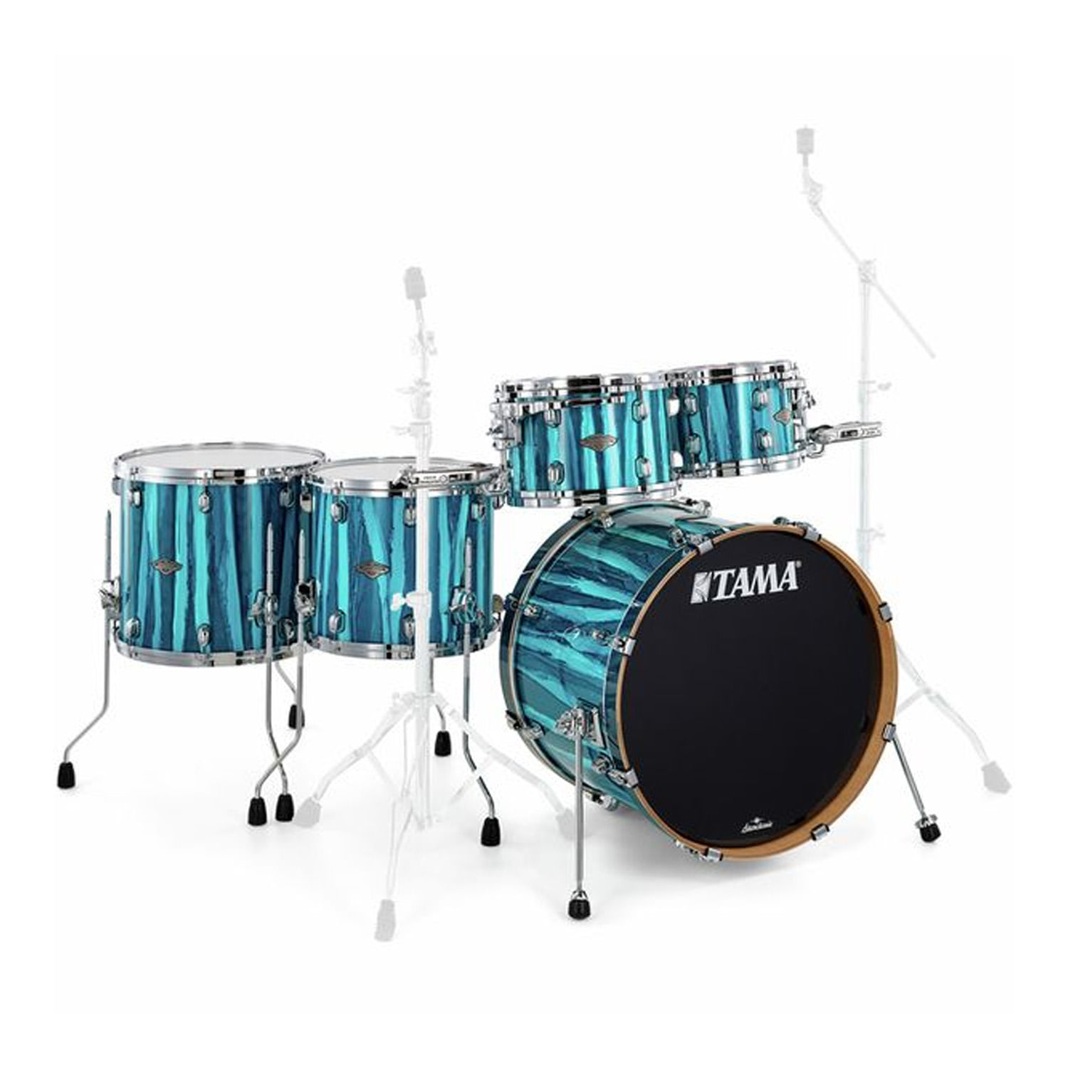 tamaco08！ Shell Pack 5 piezas Tama Superstar Hyper Drive - Sunset Fade