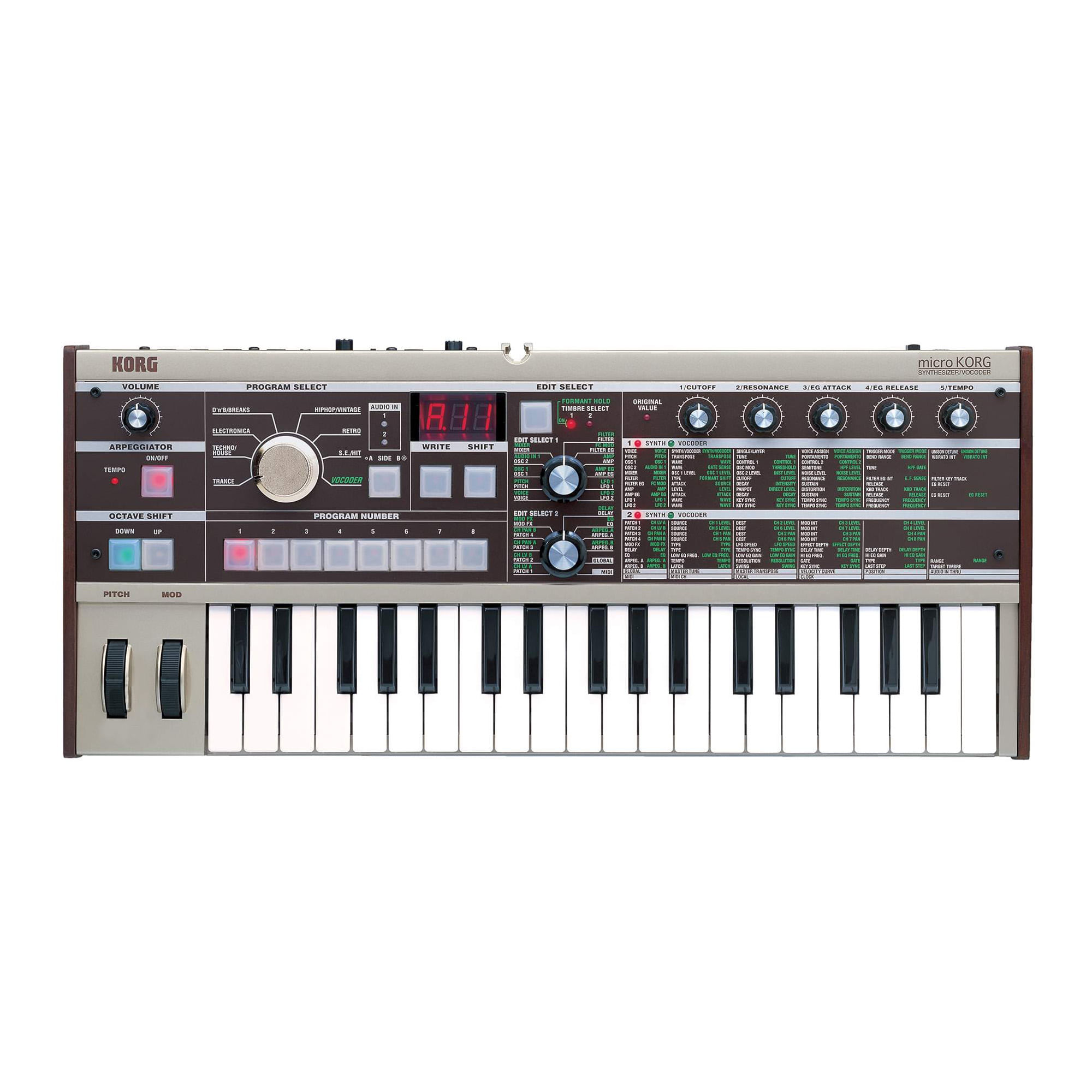 Sintetizador Korg Microkorg MK1 Vocoder - MICROKORG MK1 SINTETIZADOR KORG