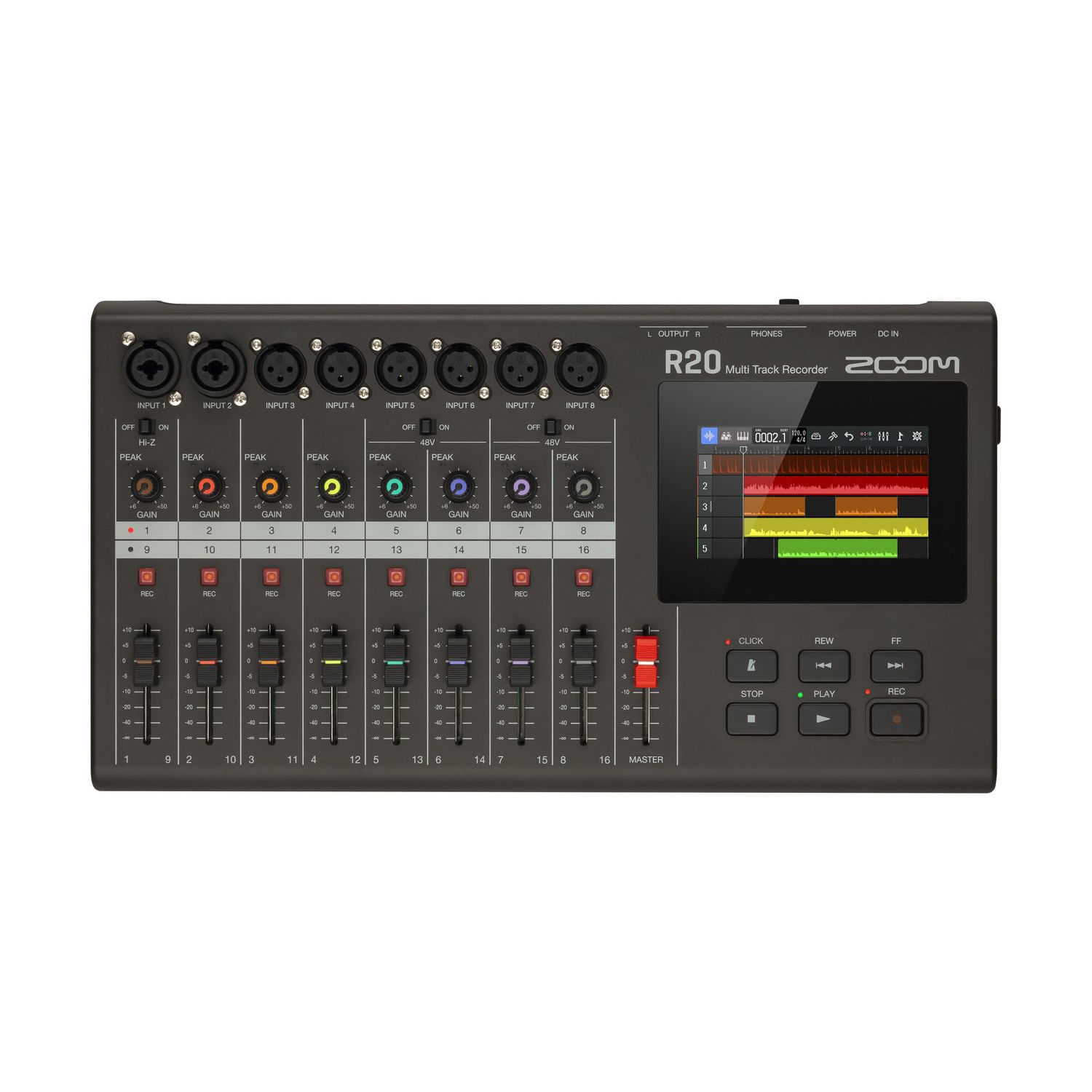 Grabadora de mesa Zoom R20 multipistas - R20 GRABADORA MULTIPISTA ZOOM