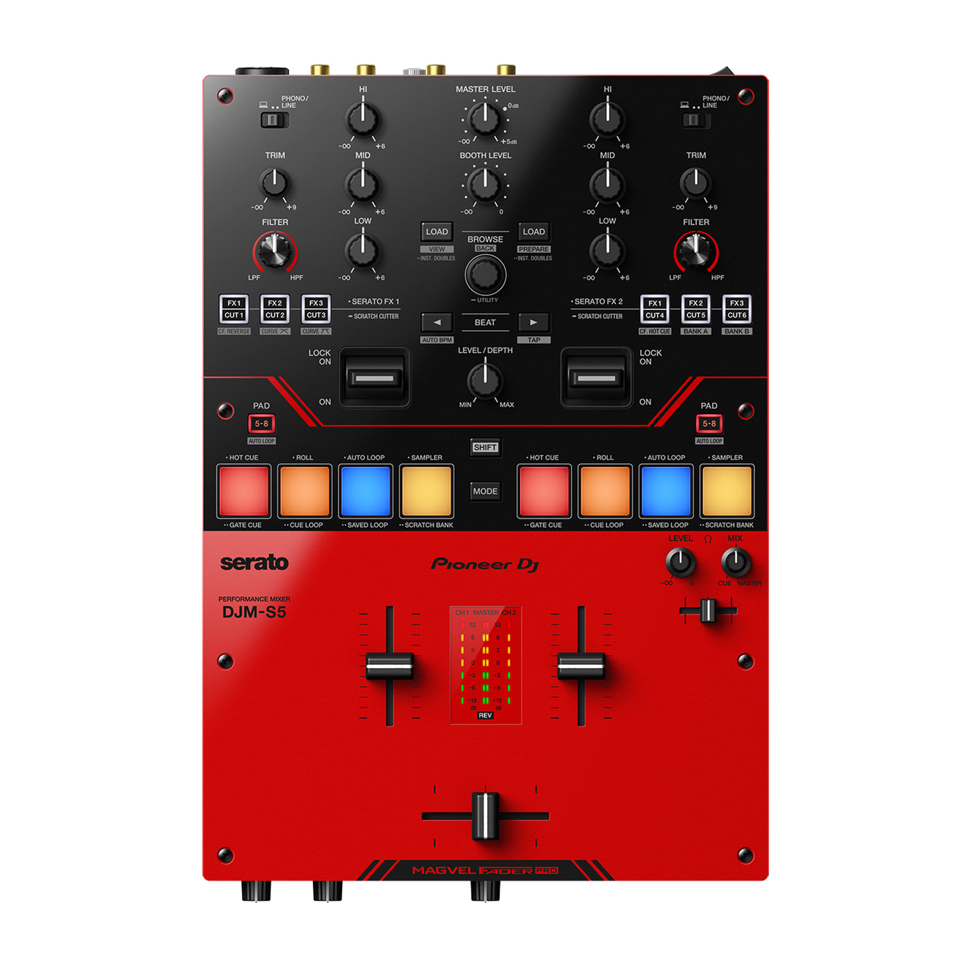 Mixer DJ Pioneer DJ DJM-S5 - 2 CH - DJM-S5 MIXER DJ 2 CH Pioneer DJ
