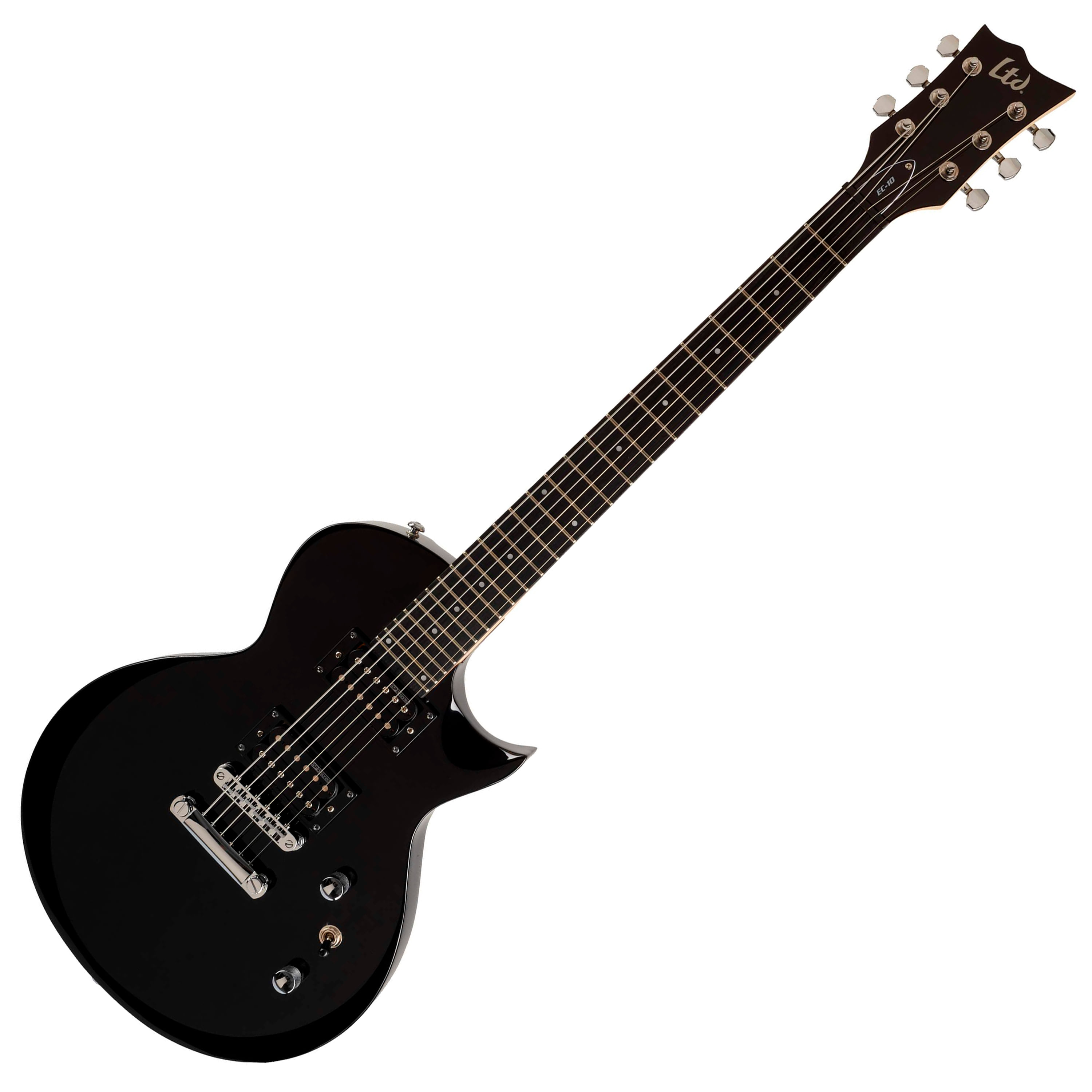 Guitarra eléctrica LTD EC10 - Black - EC10 BK GUITARRA ELECTRICA C/FUNDA LTD