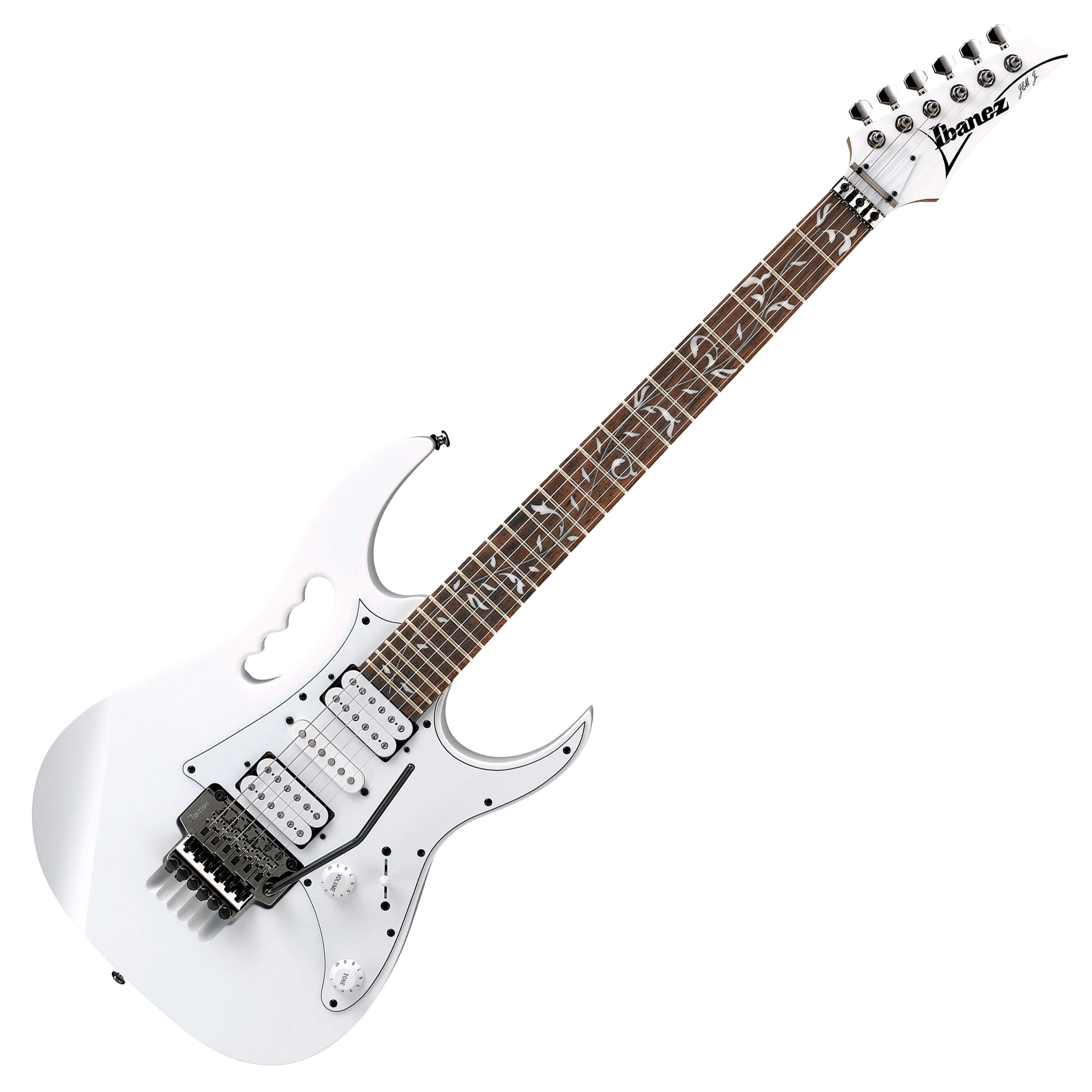 Guitarra eléctrica Ibanez JEMJR Signature Steve Vai - White - JEMJR WH GUITARRA ELECTRICA IBANEZ