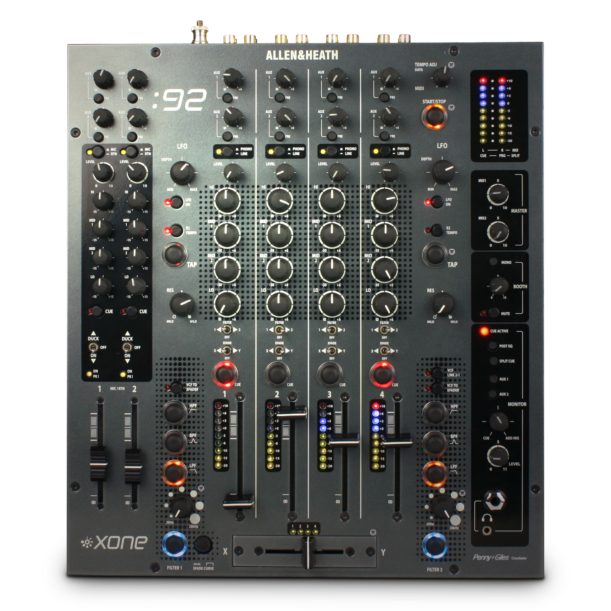 Mixer DJ XONE:92 X ALLEN & HEATH Negro - XONE:92/X BK MIXER DJ ALLEN & HEATH