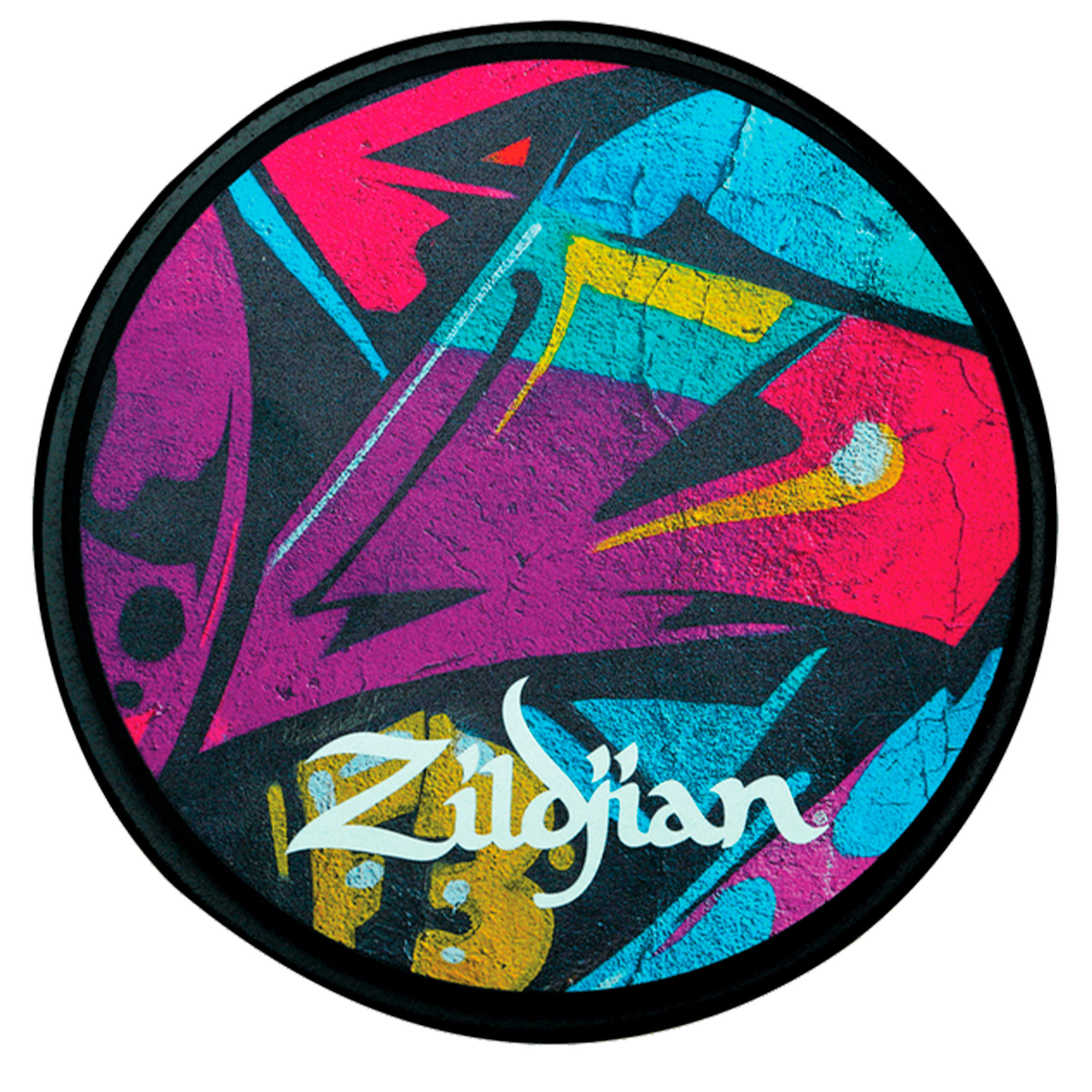 Pad de práctica Zildjian ZXPPGRA12 Grafitti - 12" - ZXPPGRA12 PAD PRACTICA GRAFITTI 12IN ZILDJIAN