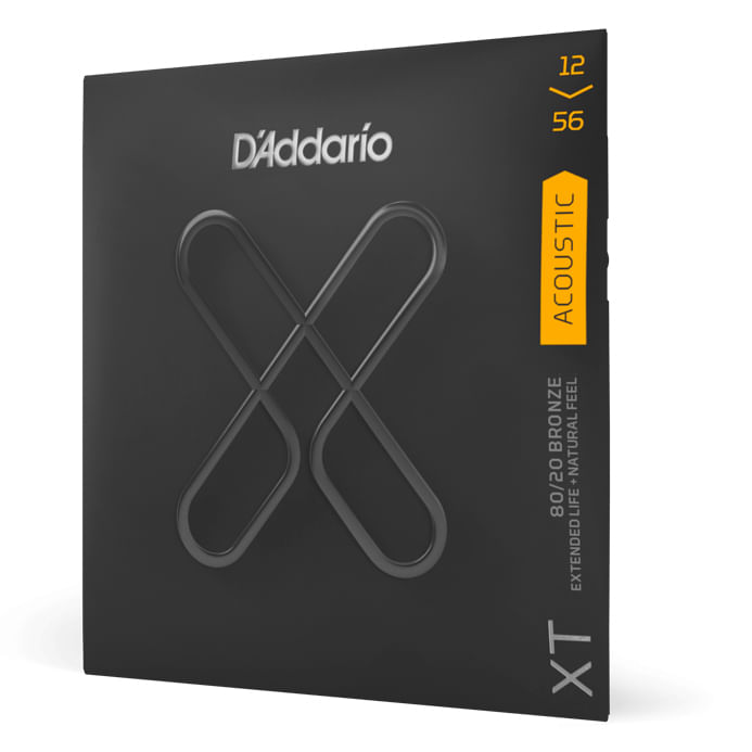 Cuerdas de guitarra acústica D´Addario XTABR1256 Light Coated 12-56 - XTABR1256 CUERDAS GUITARRA FOLK DADDARIO