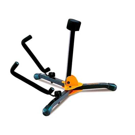 Mini atril para guitarra acústica Hercules GS401BB con bolsa de transporte - GS401BB BK ATRIL GUIT/BAJO C/CASE HERCULES