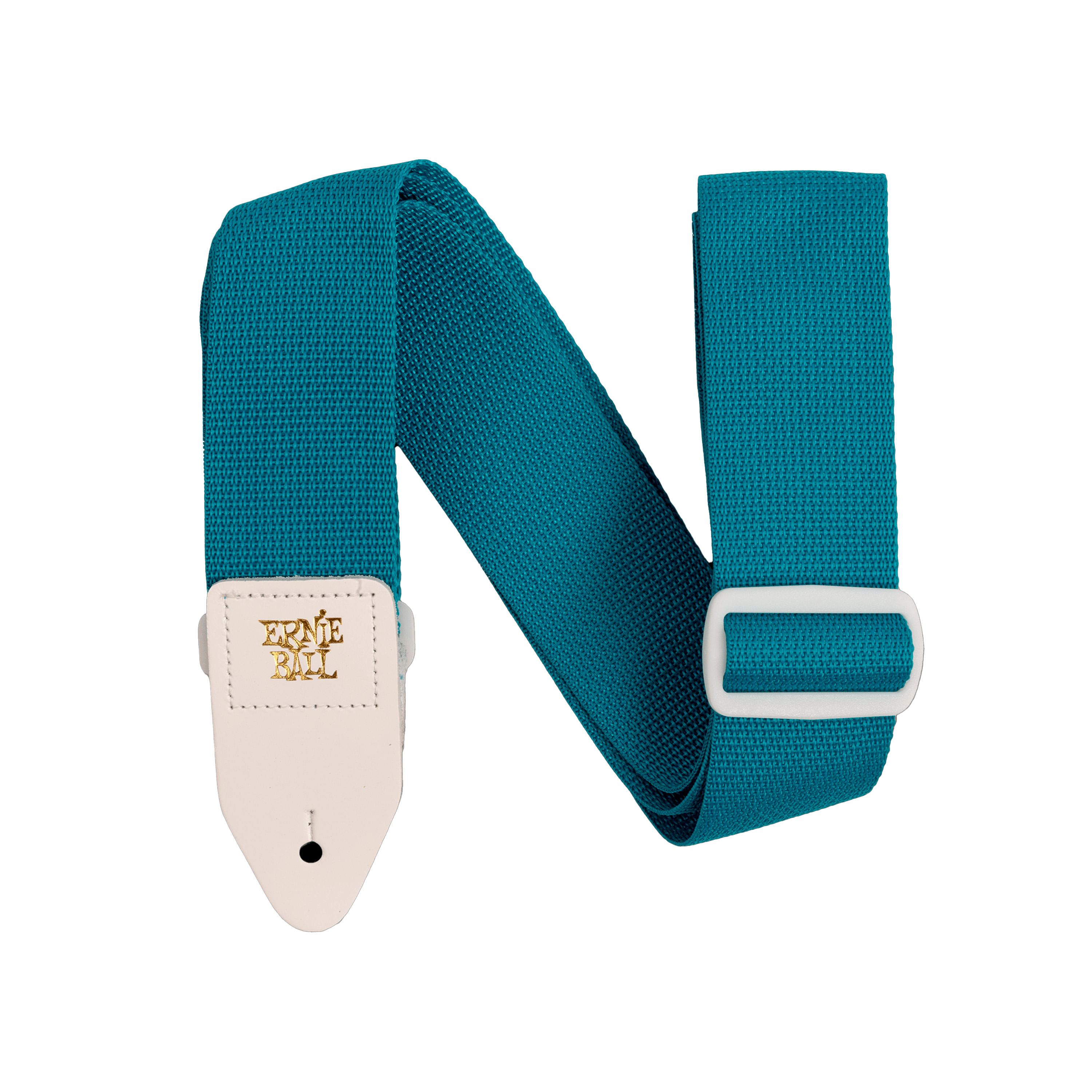 Correa de guitarra Ernie Ball Polypro Teal - P05349 POLYPRO CORREA GUITARRA TEAL & WHITE ERNIE BALL
