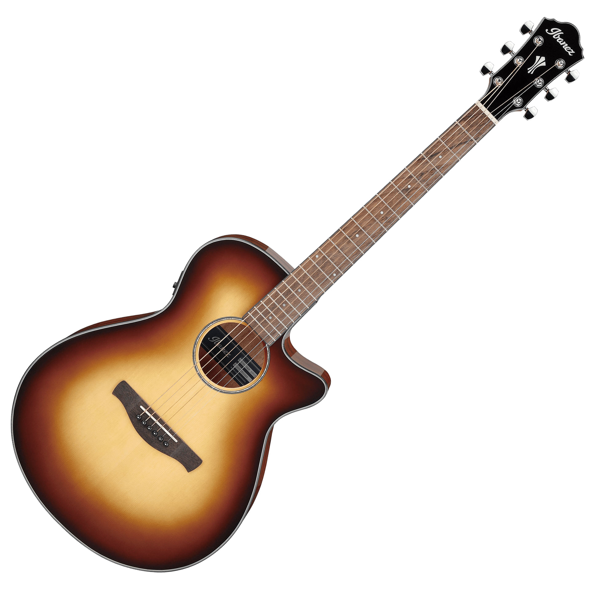 Guitarra electroacústica AEG50 Ibanez Dark Honey Burst - AEG50 DHH GUITARRA E/A METAL IBANEZ