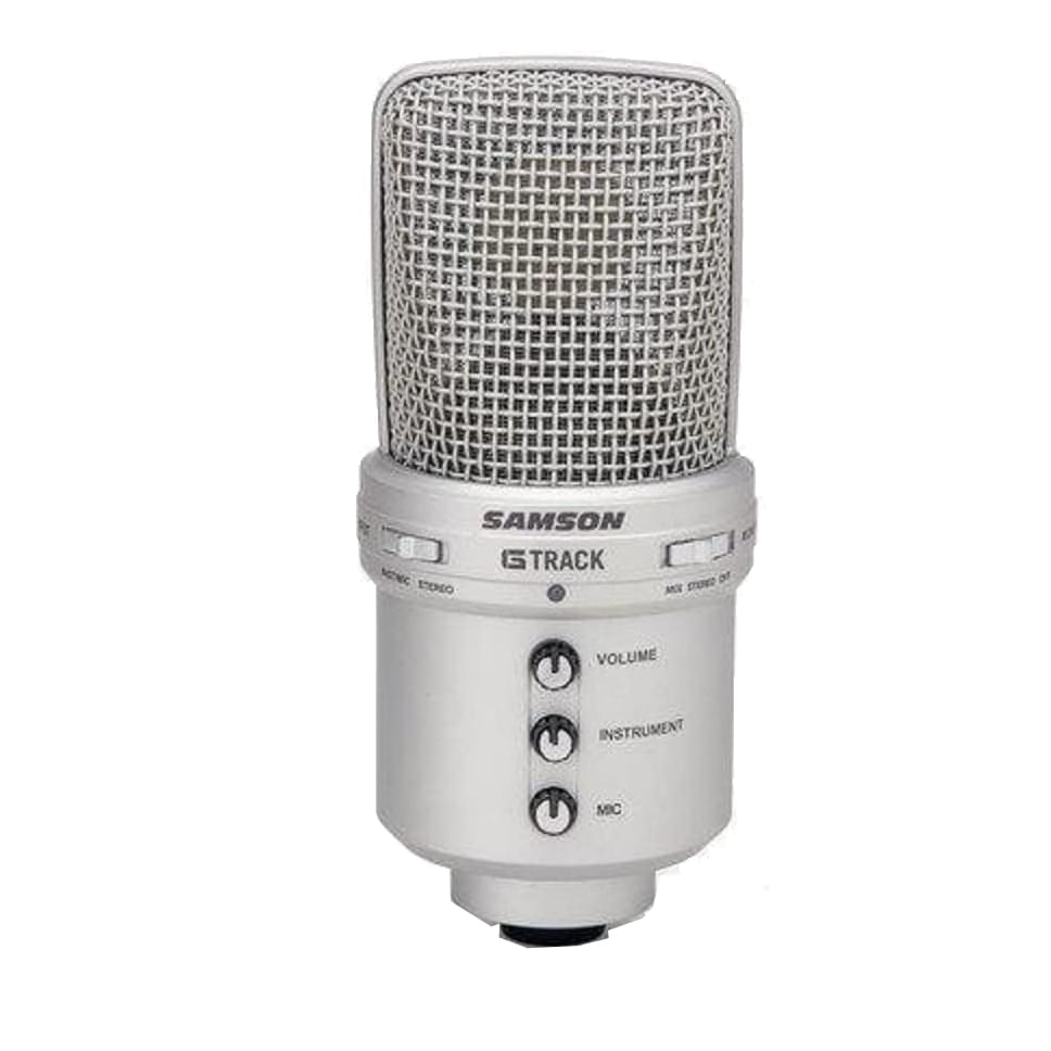Microfono Condensador USB Samson Gtrack - GTRACK GY MICROFONO CONDENSADOR USB SAMSON