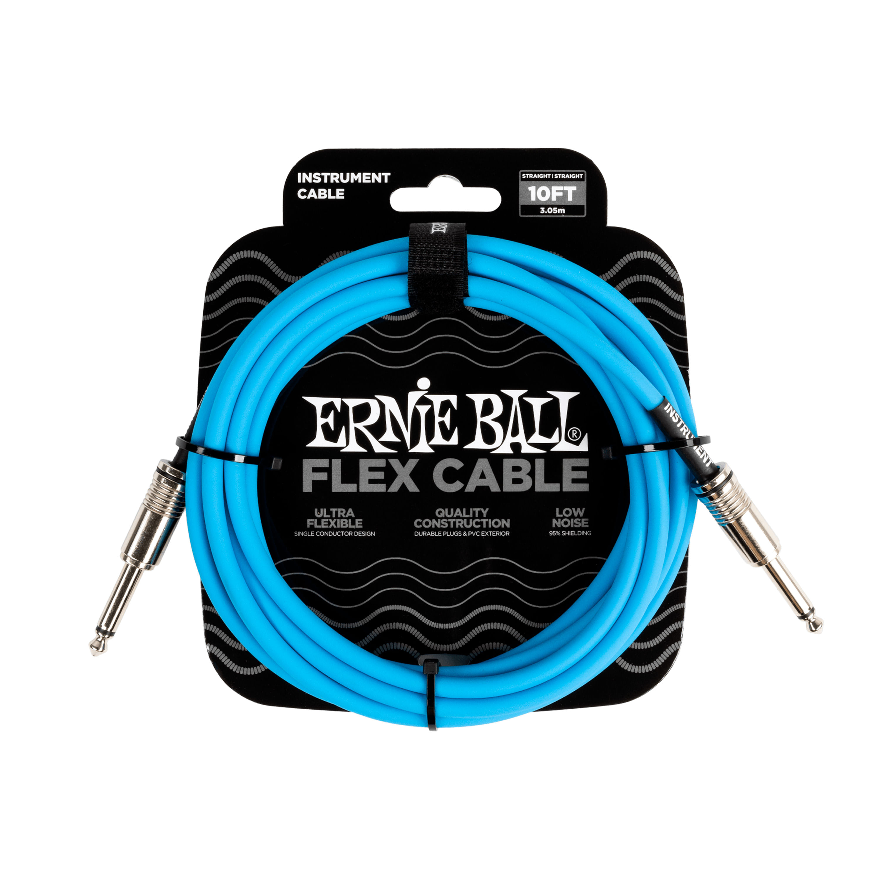 Cable de instrumento Ernie Ball P06412 - Azul - P06412 CABLE INSTRUMENTO ERNIE BALL