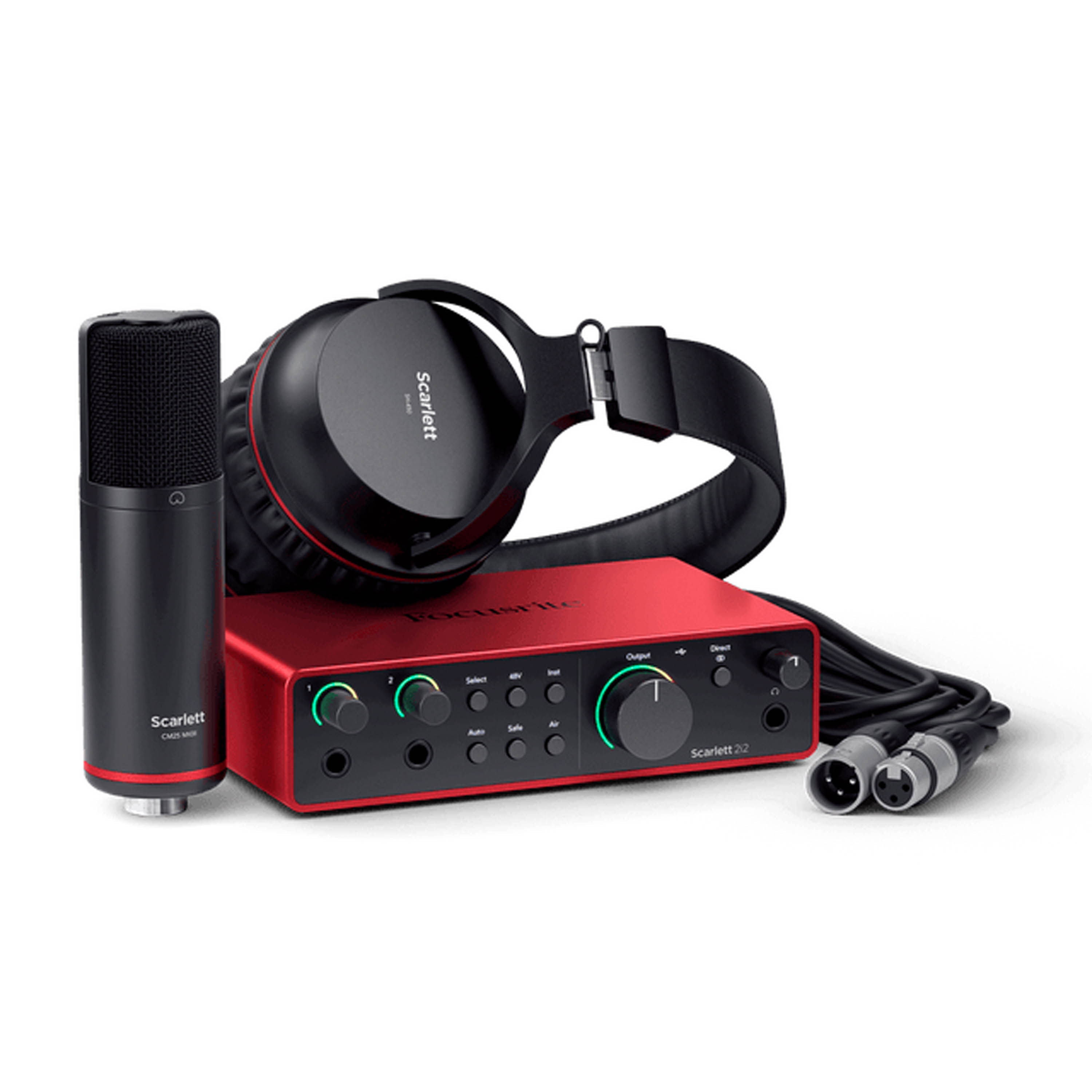 Pack homestudio Focusrite Studio Scarlett 2i2 4th gen - SCARLETT 2I2 STUDIO PACK HOMESTUDIO 4TA GEN FOCUSRITE