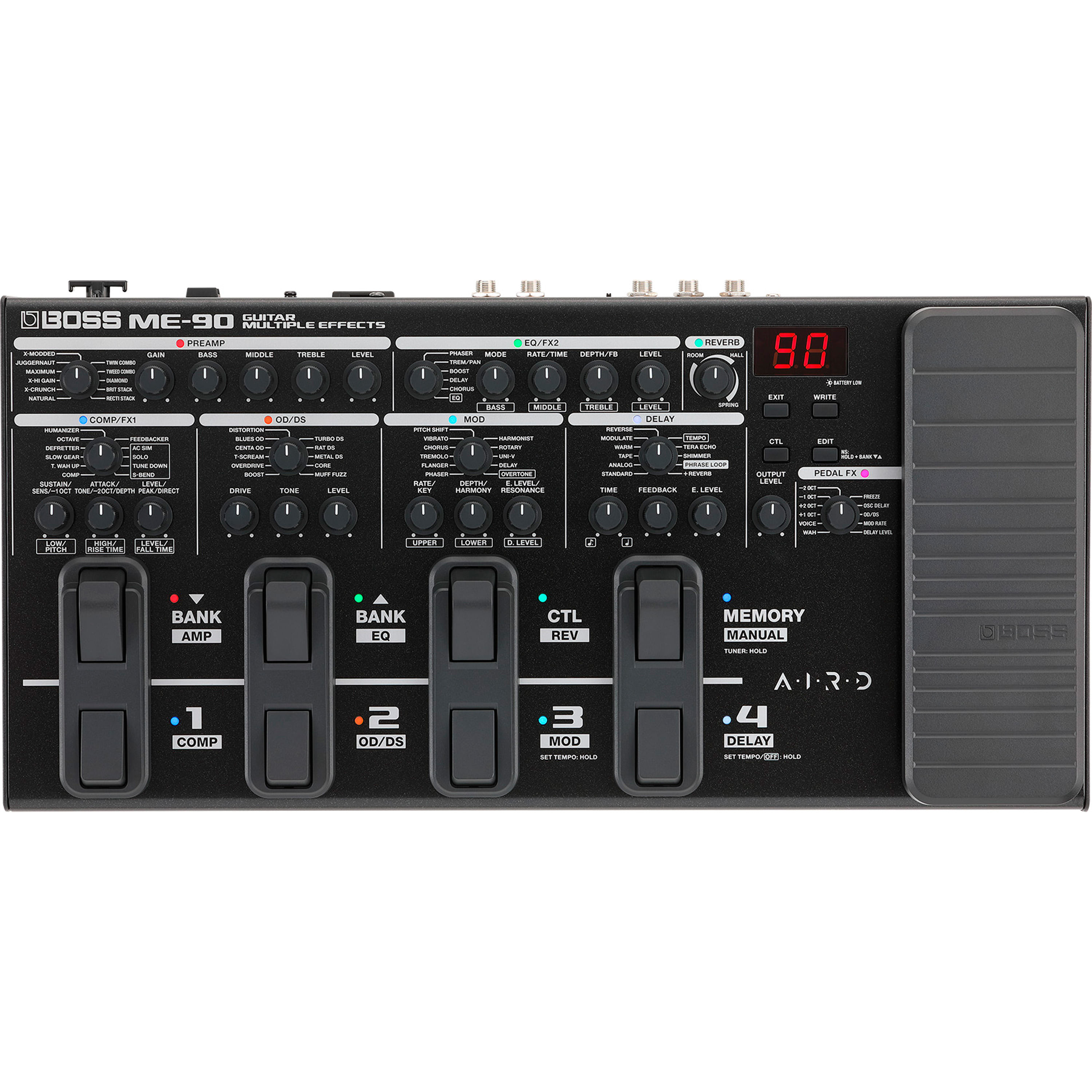 Pedalera multiefecto Boss ME-90 - ME-90 PEDALERA MULTIEFECTO BOSS