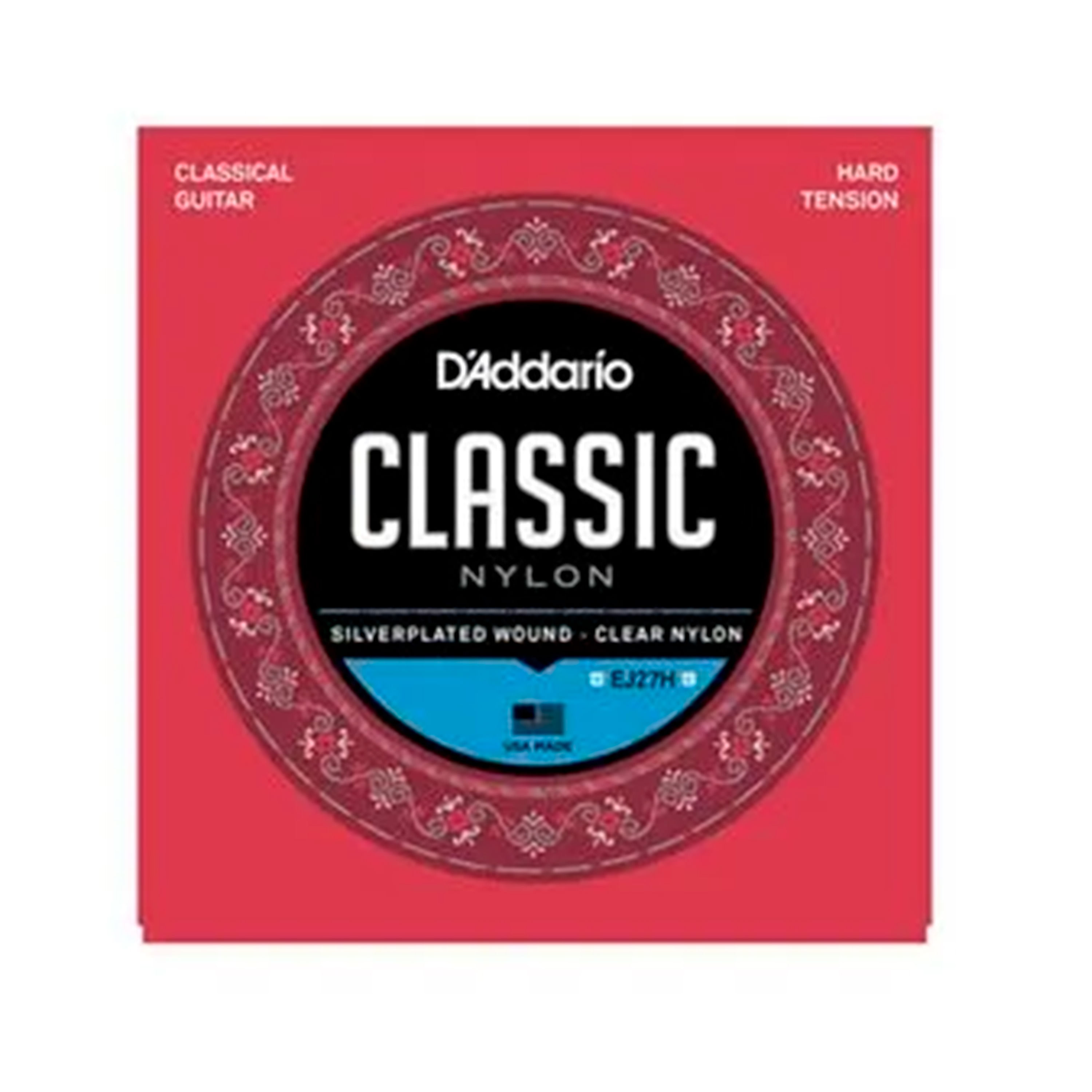 Cuerdas Guitarra Clásica Student Daddario EJ27H - EJ27H CUERDAS GUITARRA CLASICA STUDENT CLR/SILVER HARD DADDARIO