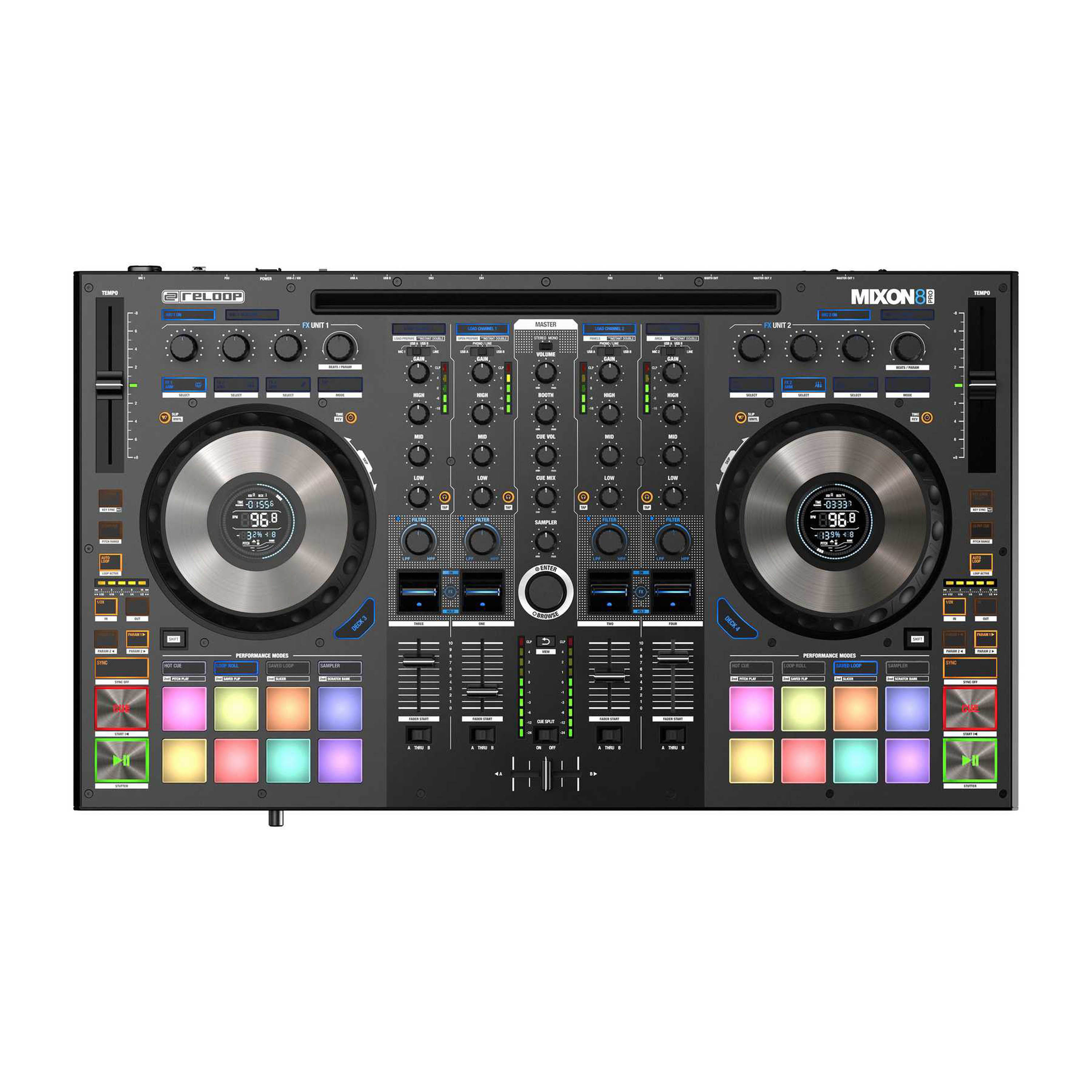 Controlador DJ Reloop Mixon 8 Pro - MIXON 8 PRO CONTROLADOR DJ RELOOP