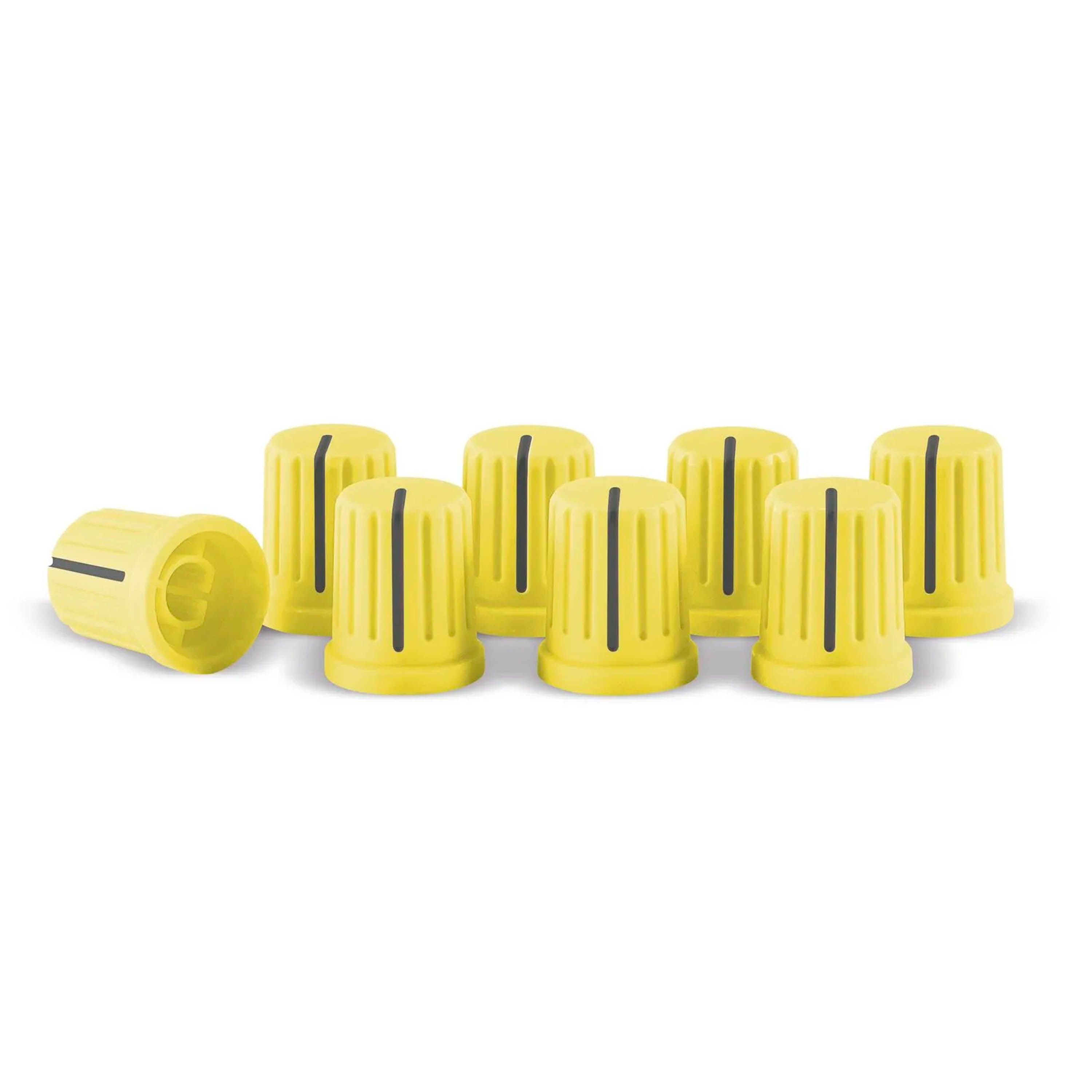 Cubierta de perilla Reloop amarillo 8 unidades - RELOOP KNOB CAP SET YELLOW FADER 8 UNIDADES RELOOP
