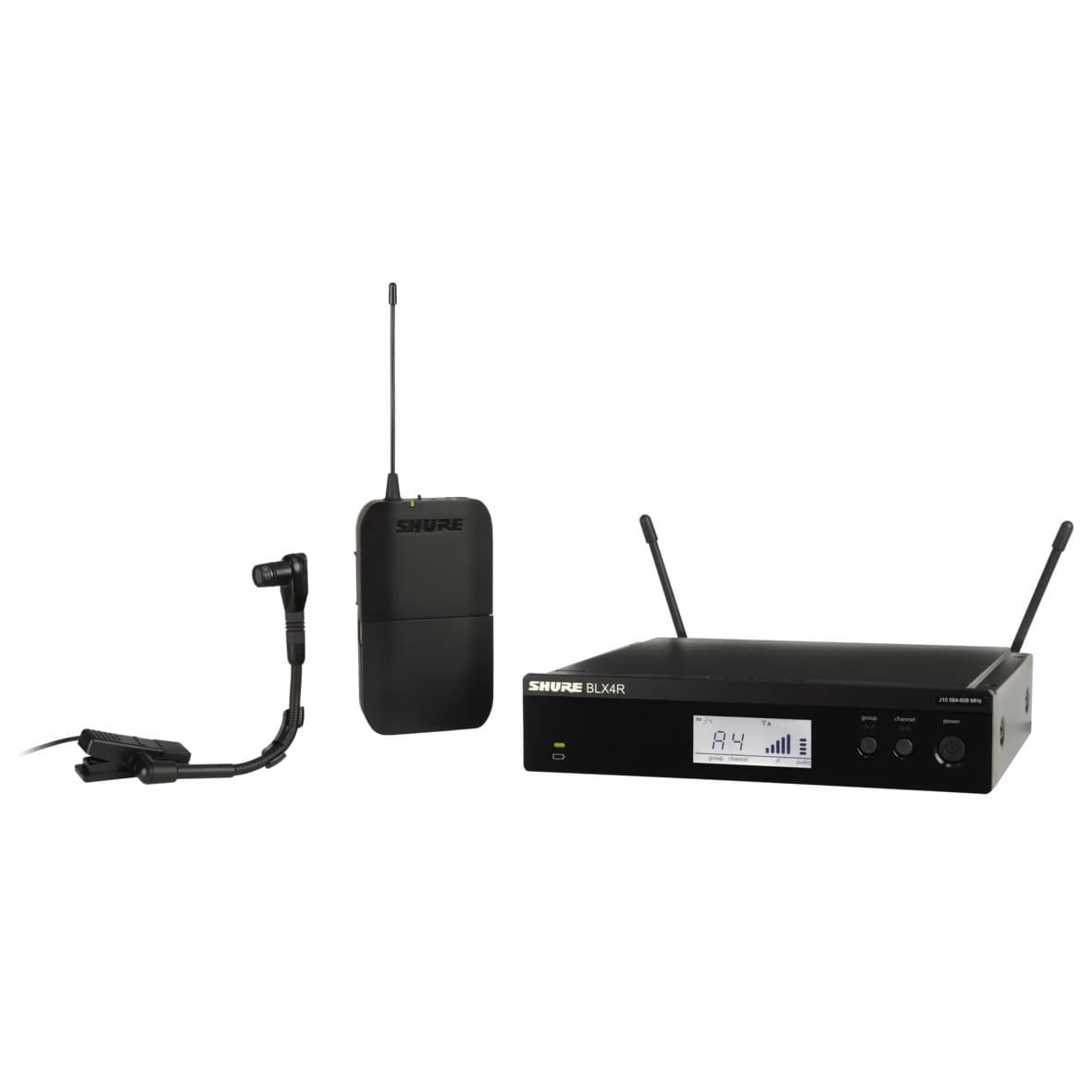 Micrófono inalámbrico de instrumento Shure BLX14R/B98-H11 - BLX14R/B98-H11 MICROFONO INALAMBRICO/INSTRUM SHURE