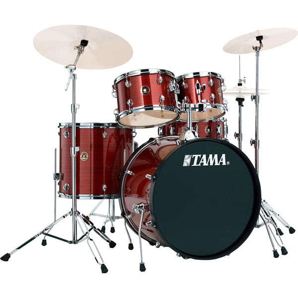 Batería Tama Rhythm Mate RM52KH4 - color Red Stream RDS - RM52KH4 RDS BATERIA RHYTHM MATE 5 PIEZAS CON BOMBO 22'' TAMA