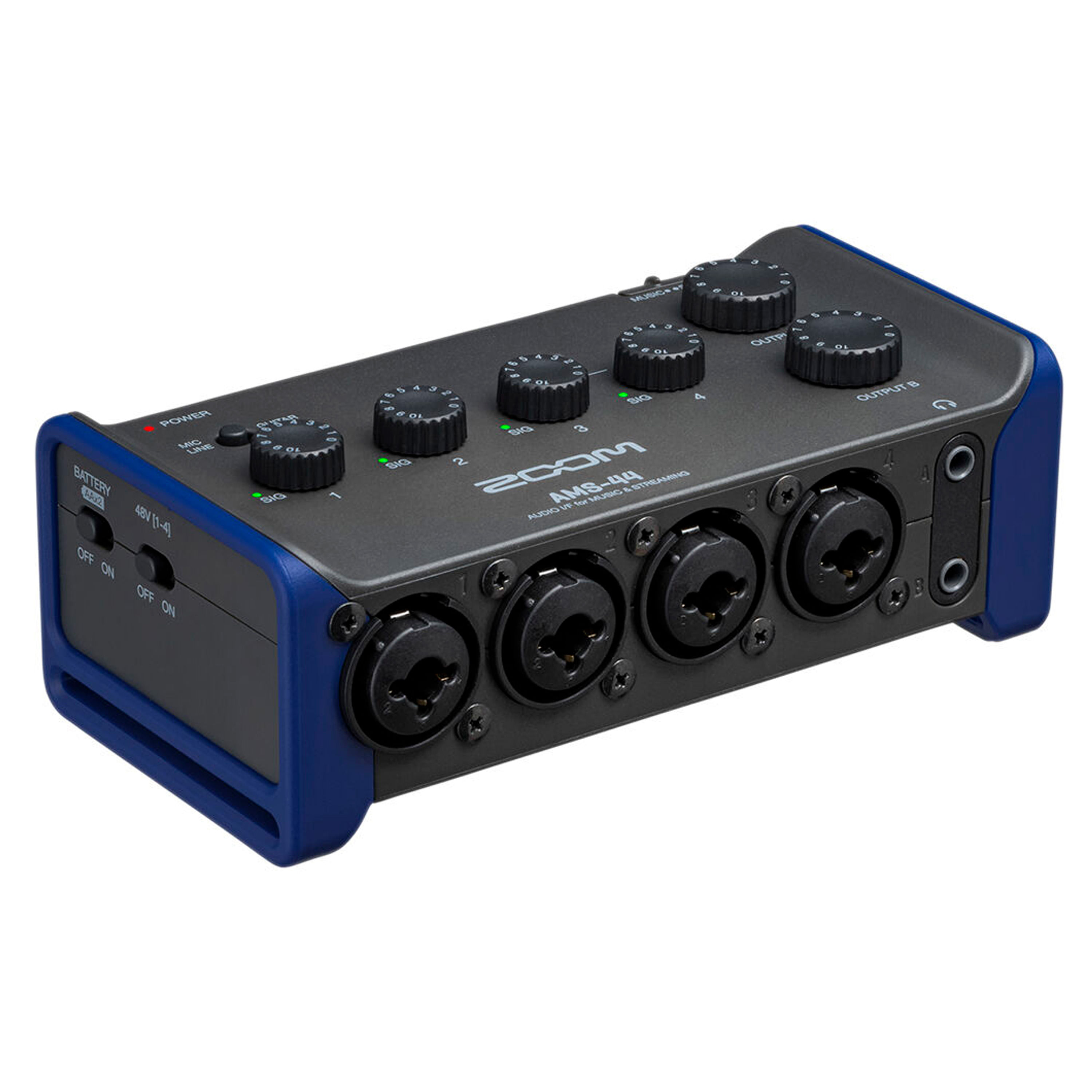 Interfaz de audio Zoom AMS-44 - AMS-44 PROCESADOR AUDIO USB-C ZOOM