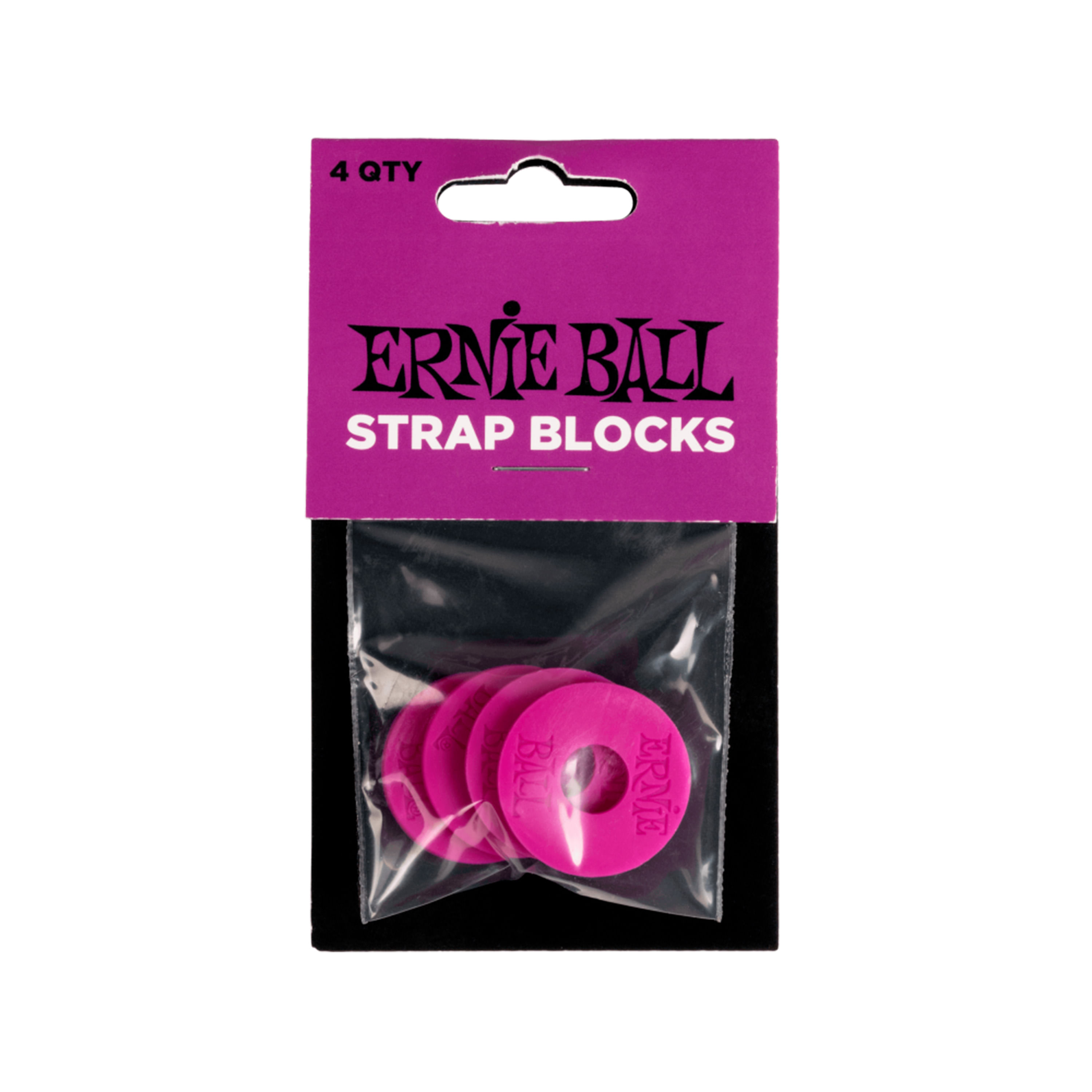 Straps Blocks Ernie Ball P05618 4 unidades - P05618 LOCK CORREA STRAP BLOCK 4 UNIDADES PURPLE ERNIE BALL