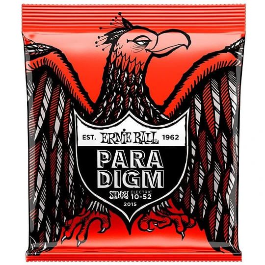 Cuerdas de guitarra eléctrica Ernie Ball P02015 Slinky Paradigm 10-52 - P02015 CUERDAS GUITARRA ELECTRICA PARADIGM TOP HEAVY BOTTOM 10/52 ERNIE BALL