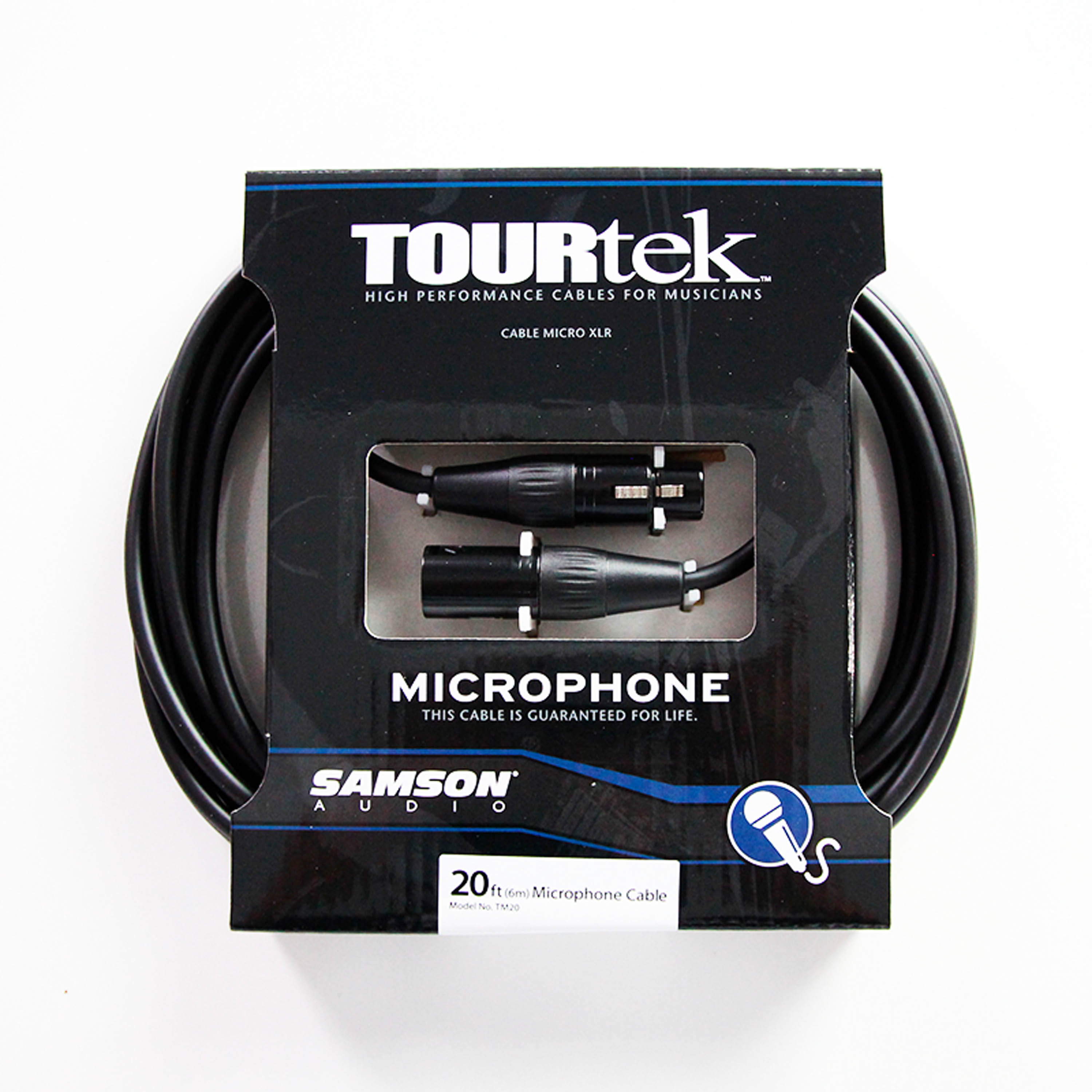 Cable de micrófono Samson TM20 6 metros - TM20 BK CABLE MICROFONO 6M SAMSON