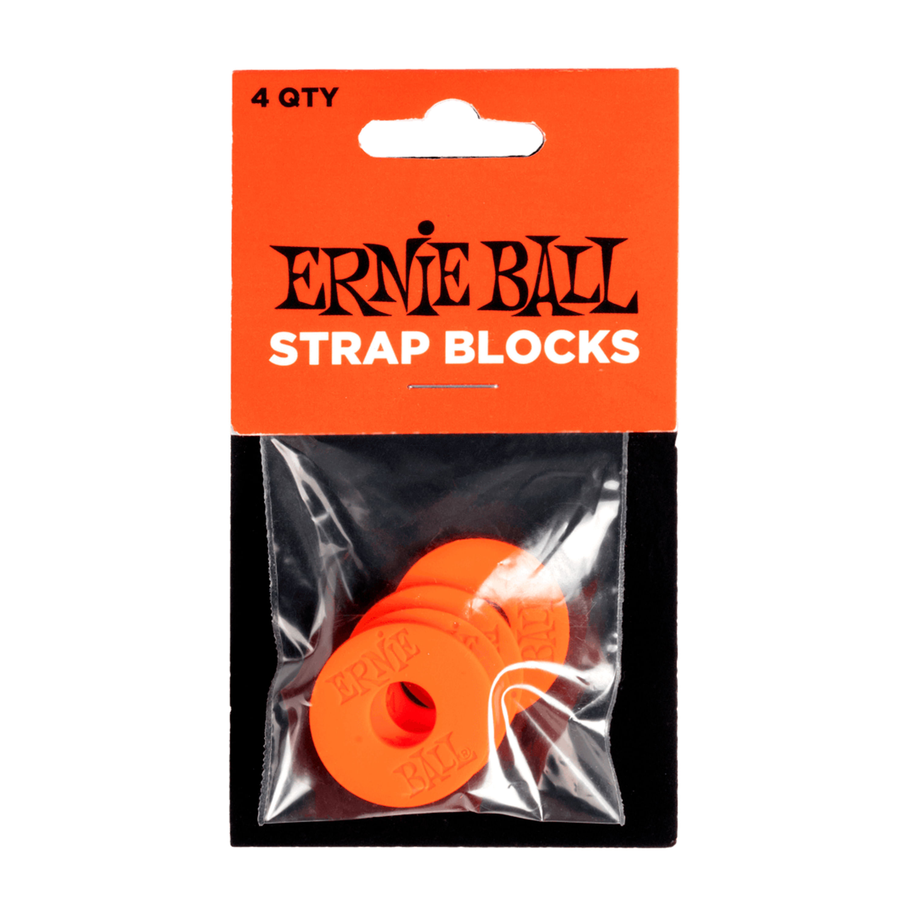 Straps Blocks Ernie Ball P05620 4 unidades - P05620 LOCK CORREA STRAP BLOCK 4 UNIDADES RED ERNIE BALL