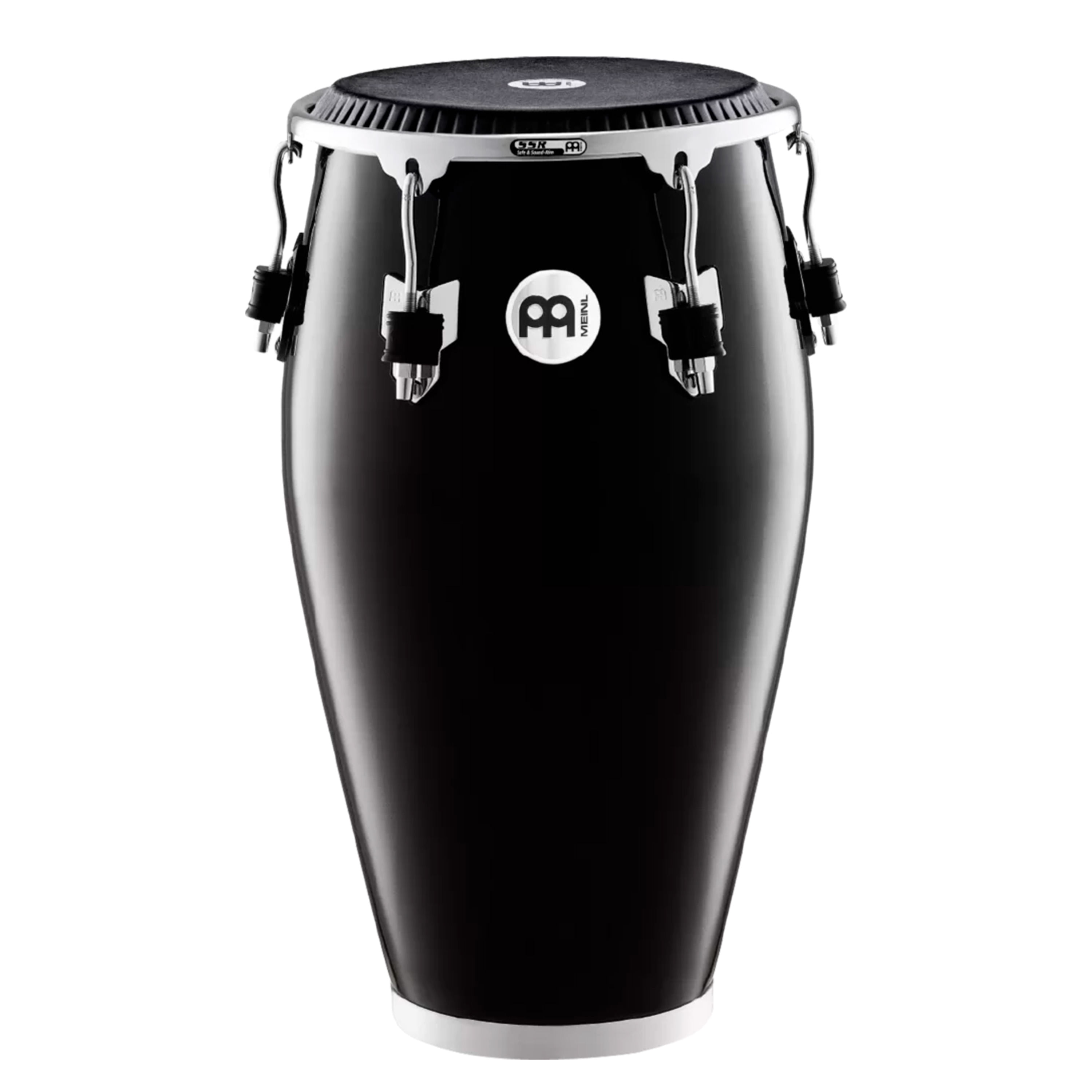 Tumbadora Meinl Fibercraft Series FCR1212BK 12,5" - Black - FCR1212BK TUMBADORA FIBERCRAFT SERIES 12 1/2'' CON PARCHE REMO BLACK CALFSKIN SKYNDEEP MEINL