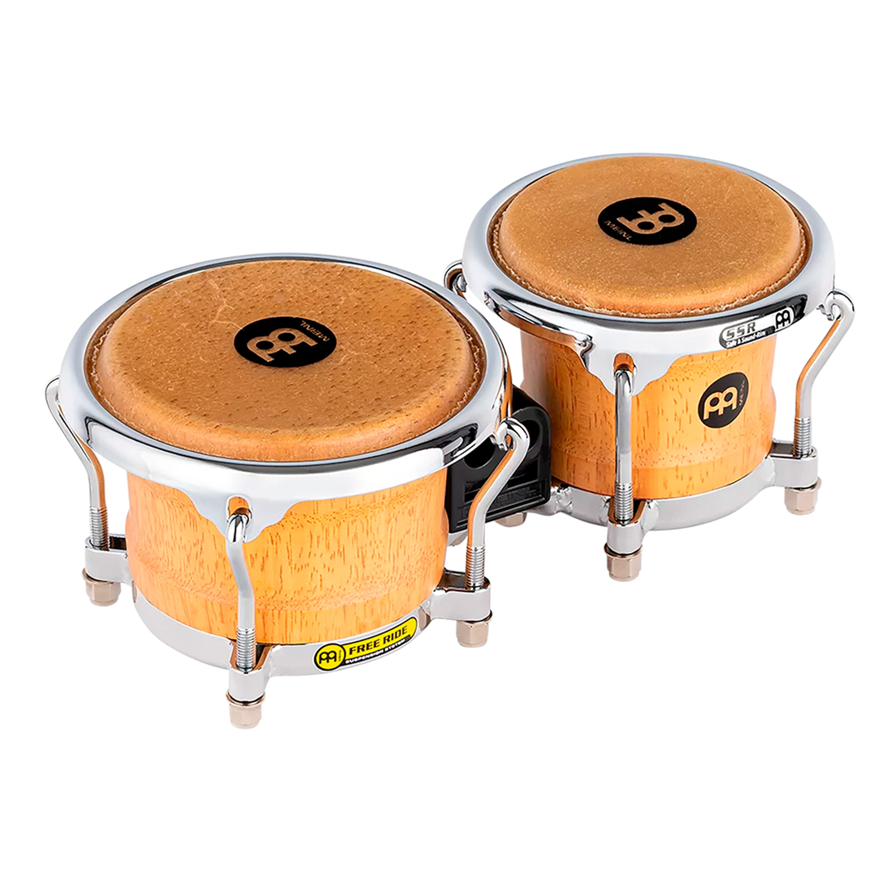 Bongo Meinl Marathon Wood Series FWB190SNT-M - Super Natural - FWB190 SNT BONGO C/SUSPENSION 6 3/4"+8 MEINL