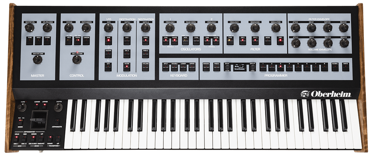 Sintetizador Oberheim OB-X8 - OB-X8 KEYBOARD SINTETIZADOR OBERHEIM
