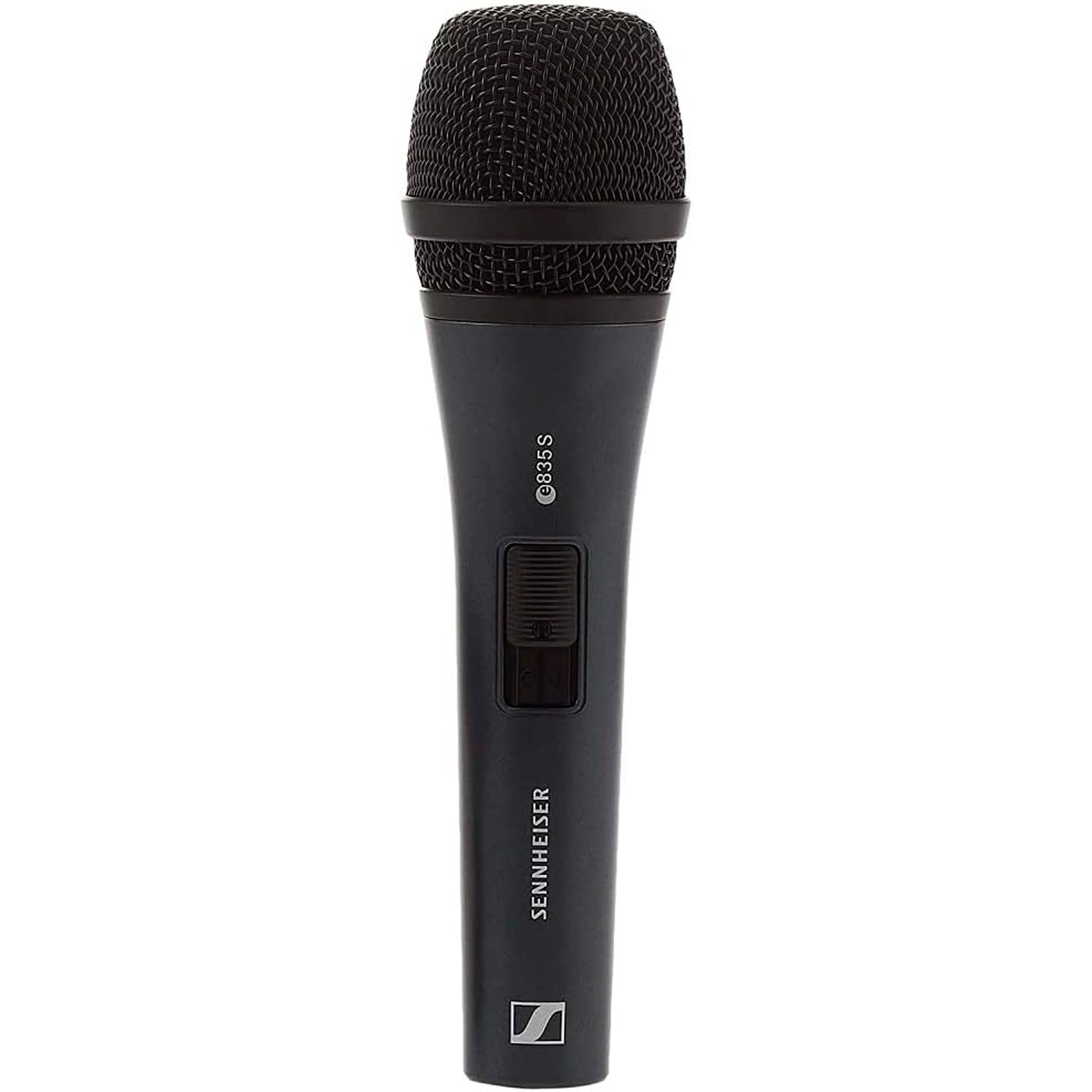 Micrófono Vocal Sennheiser E835-S cardioide dinámico con switch - E835-S MICROFONO DINAMICO C/SWITCH SENNHEISER