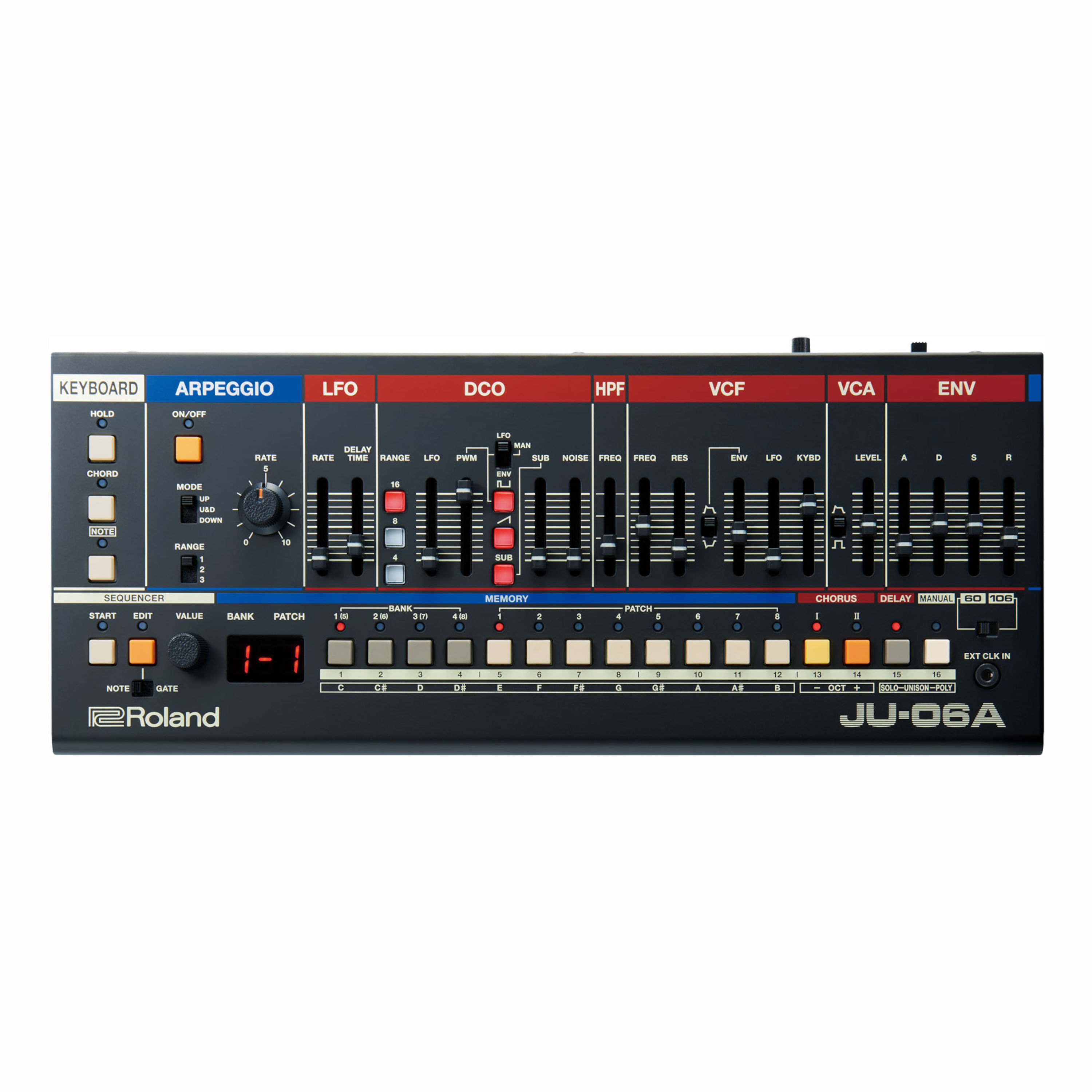 Sintetizador Roland JU-06A - JU-06A SINTETIZADOR  ROLAND